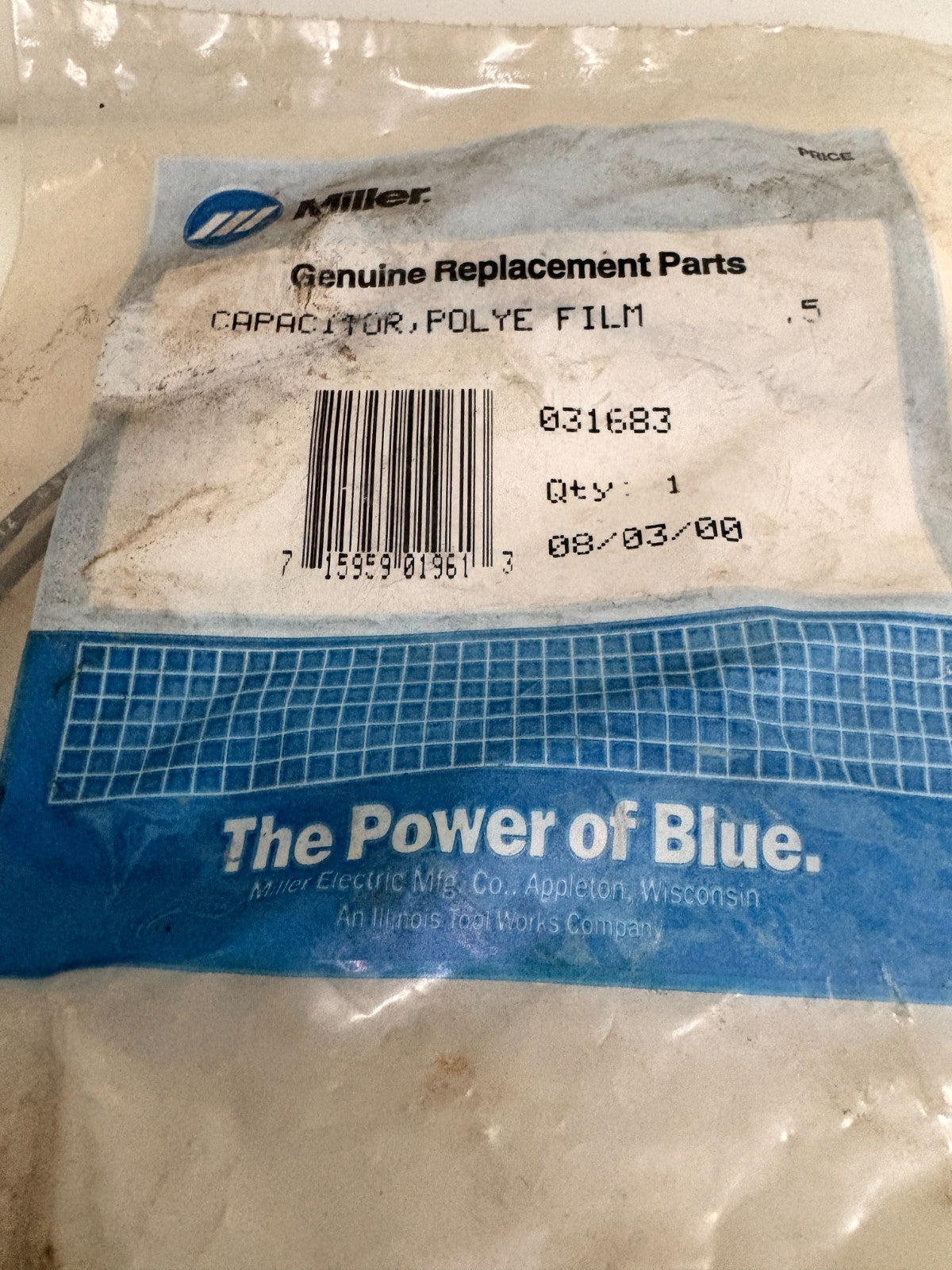 LOT OF 4 MILLER CAPACITOR 031683