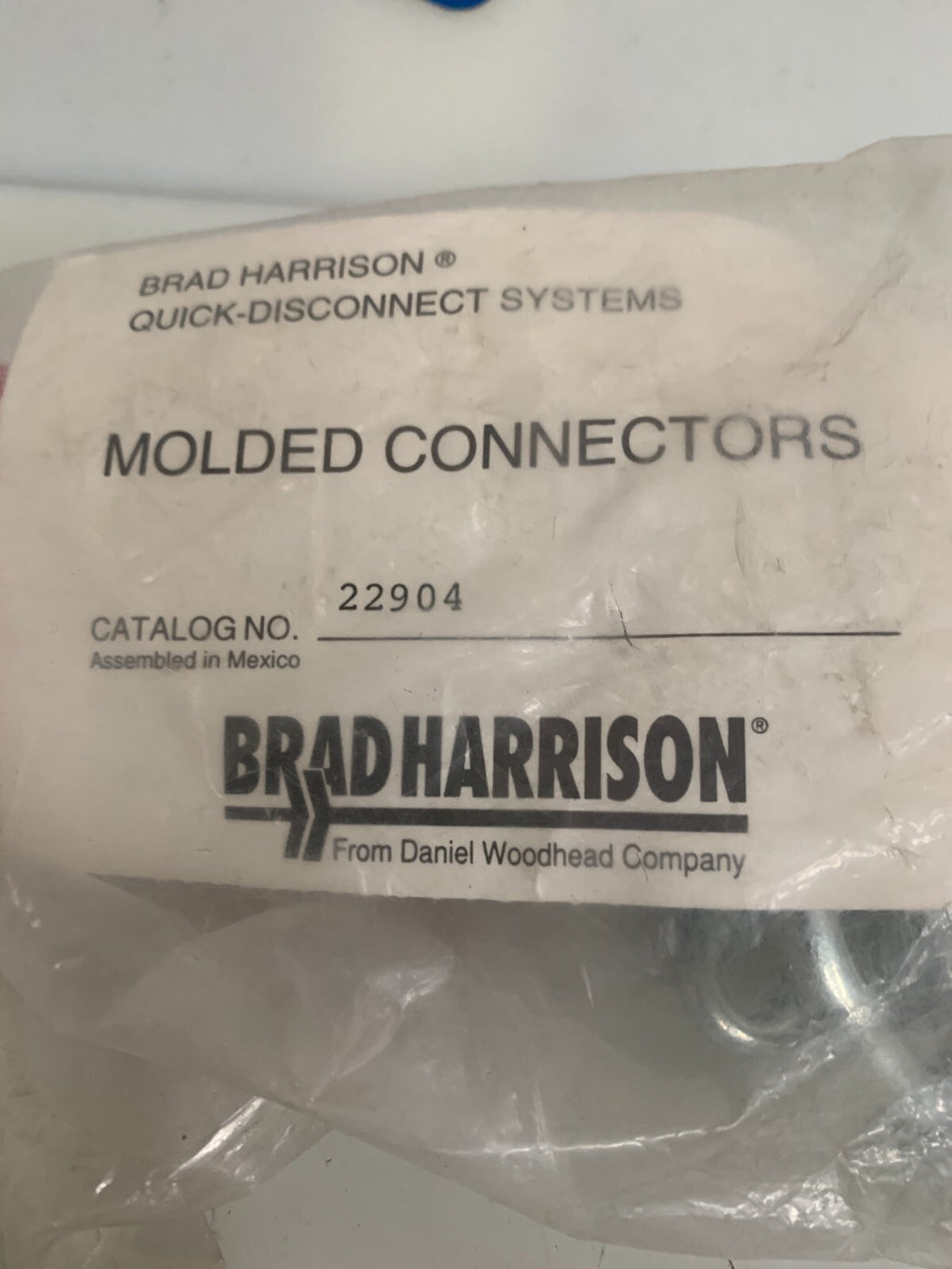 BRAD HARRISON MOLDED CONNECTORS #22904