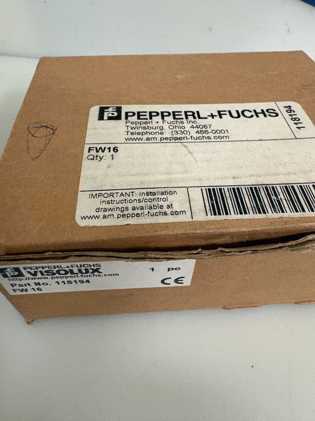 PEPPERL & FUCHS VISOLUX SENSOR 118194 FW 16