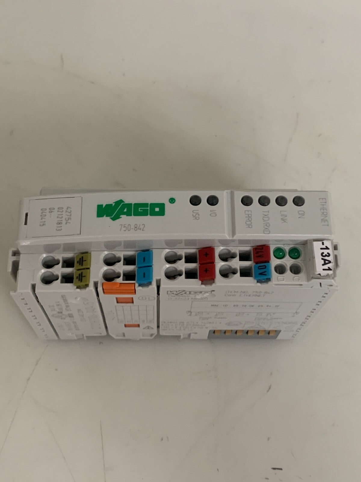 WAGO ETHERNET CONTROLLER 750-842