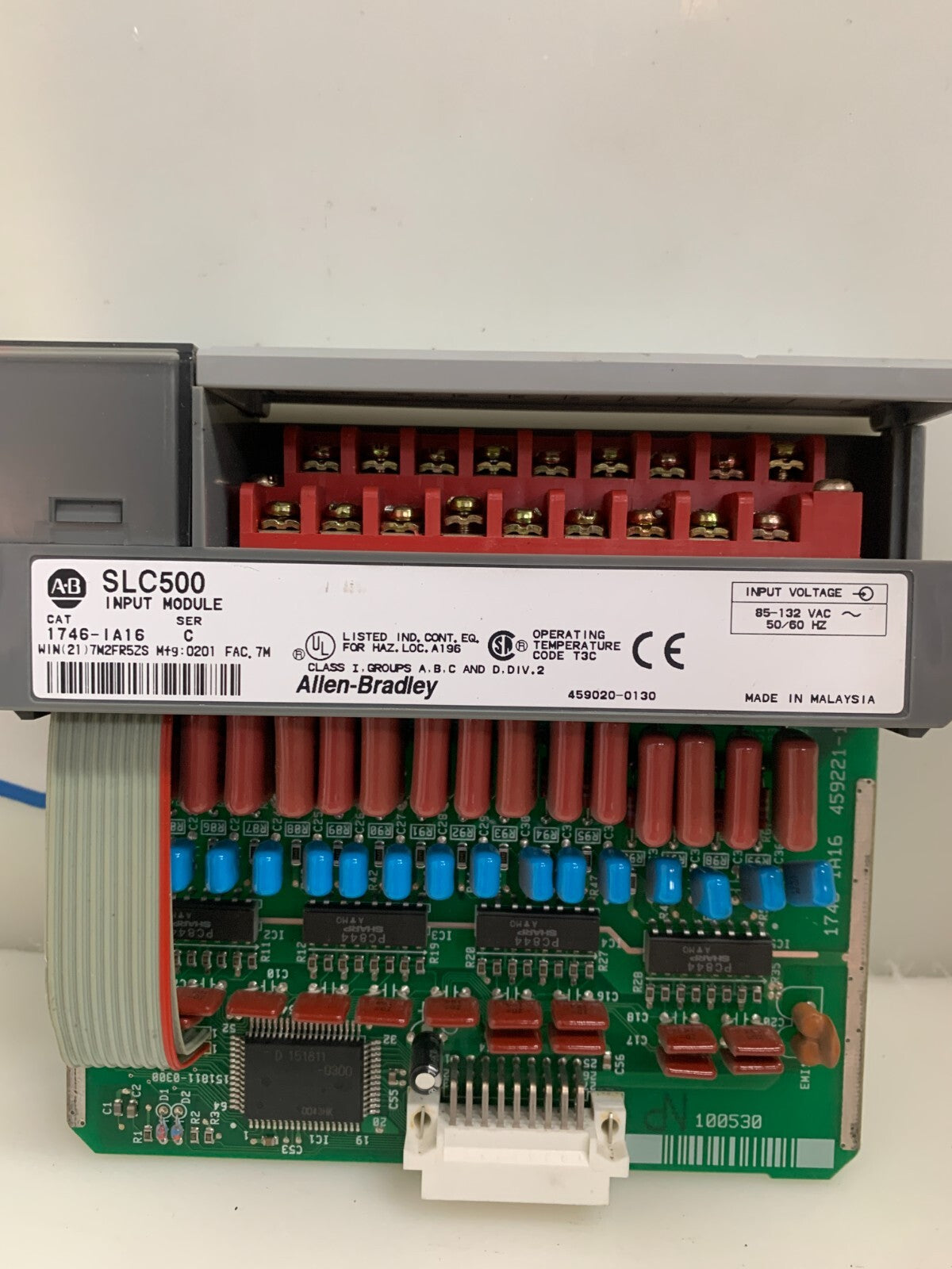 ALLEN-BRADLEY SLC500 Input Module  1746-IA16  Ser C
