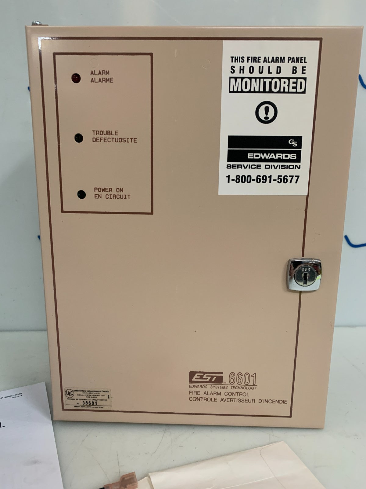 EDWARDS 6601 FIRE ALARM CONTROL PANEL