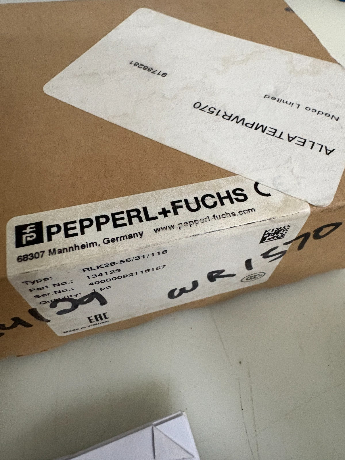 PEPPERL + FUCHS PHOTOELECTRIC SENSOR RLK28-55/31/1163