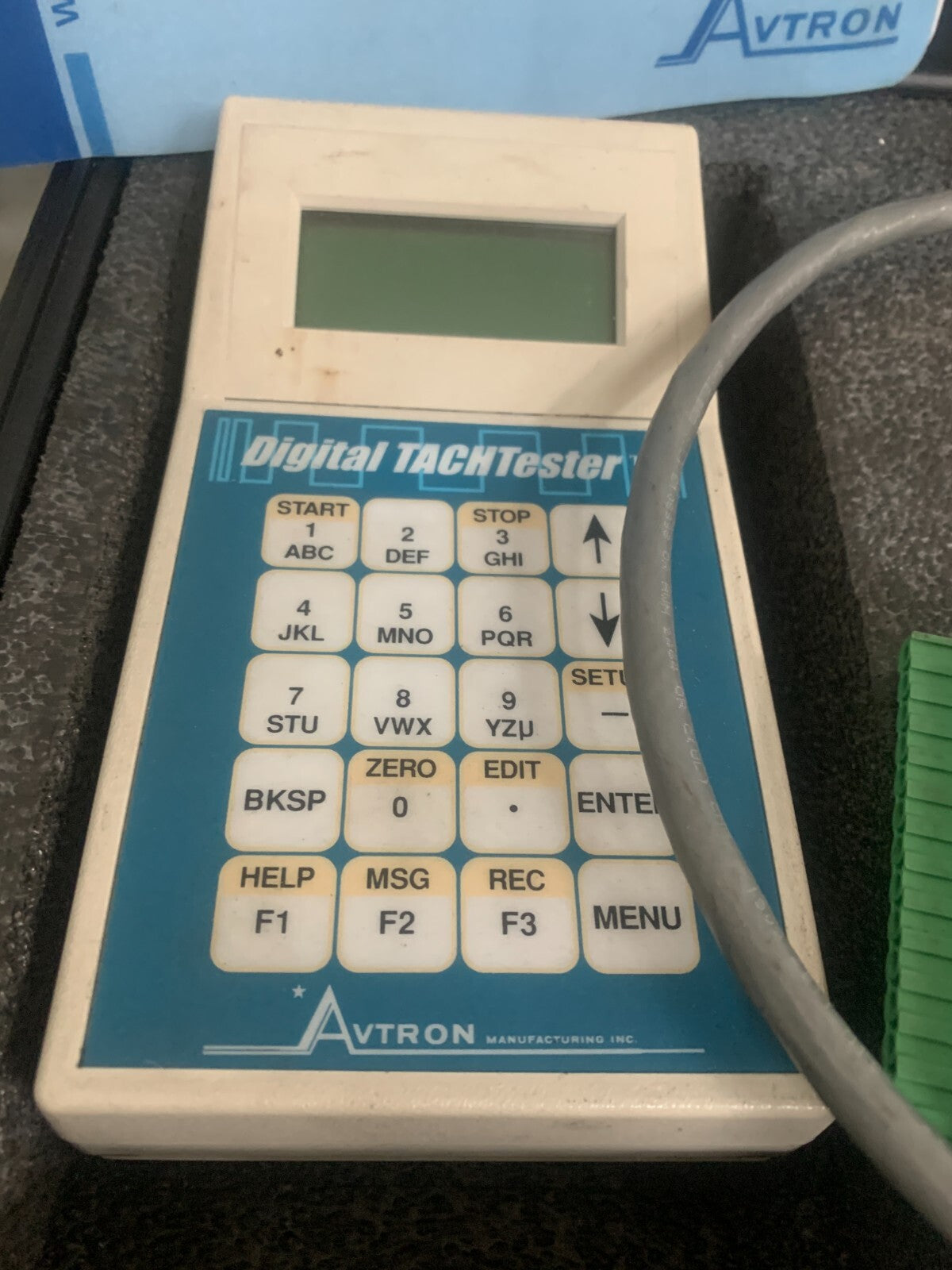 AUTRON DIGITAL TACHTESTER KIT B27 609 COMPLETE W/CABLES AND MANUAL IN CASE1