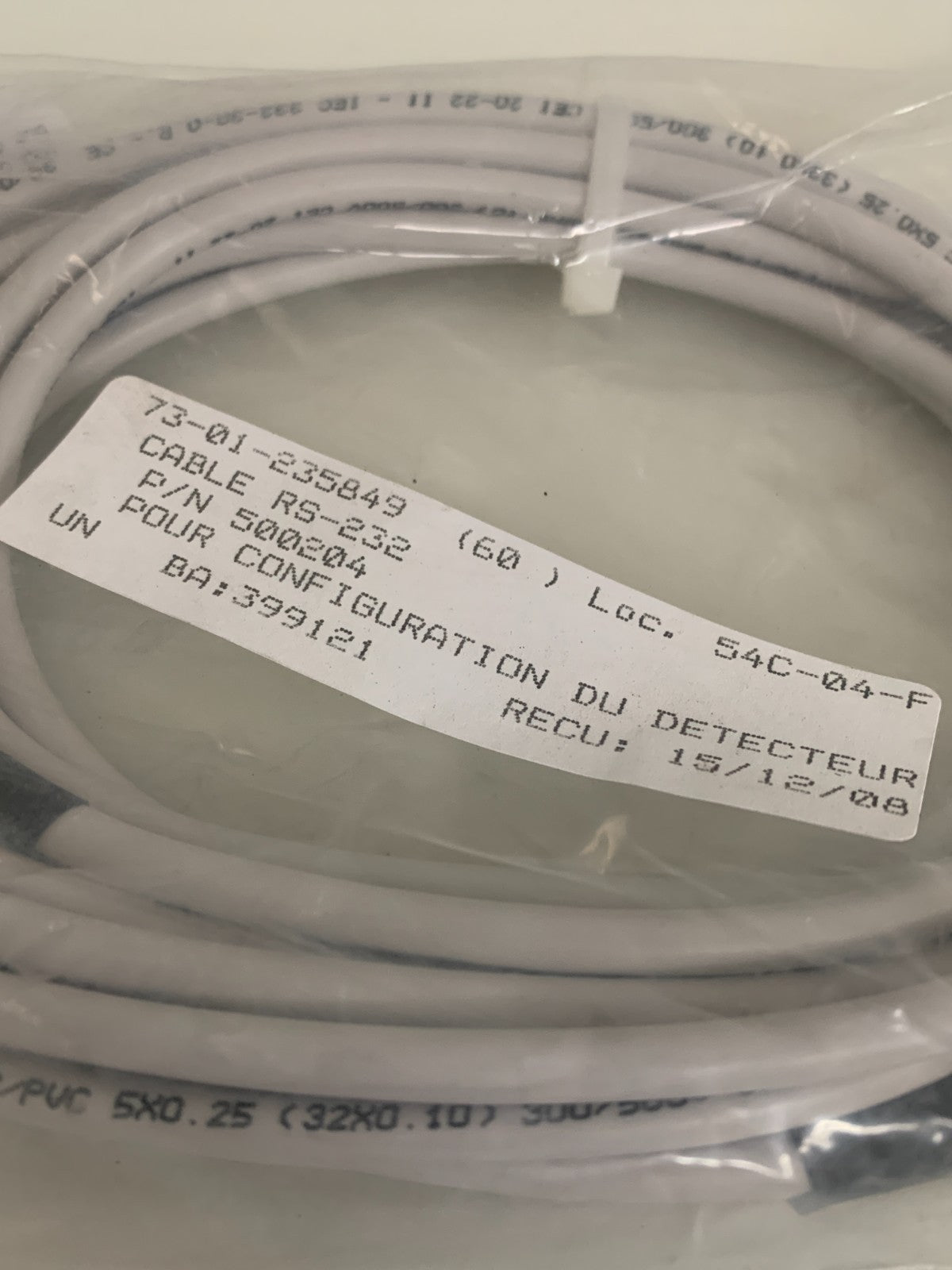 DIMETIX EDS CABLE RS-232 #500 204