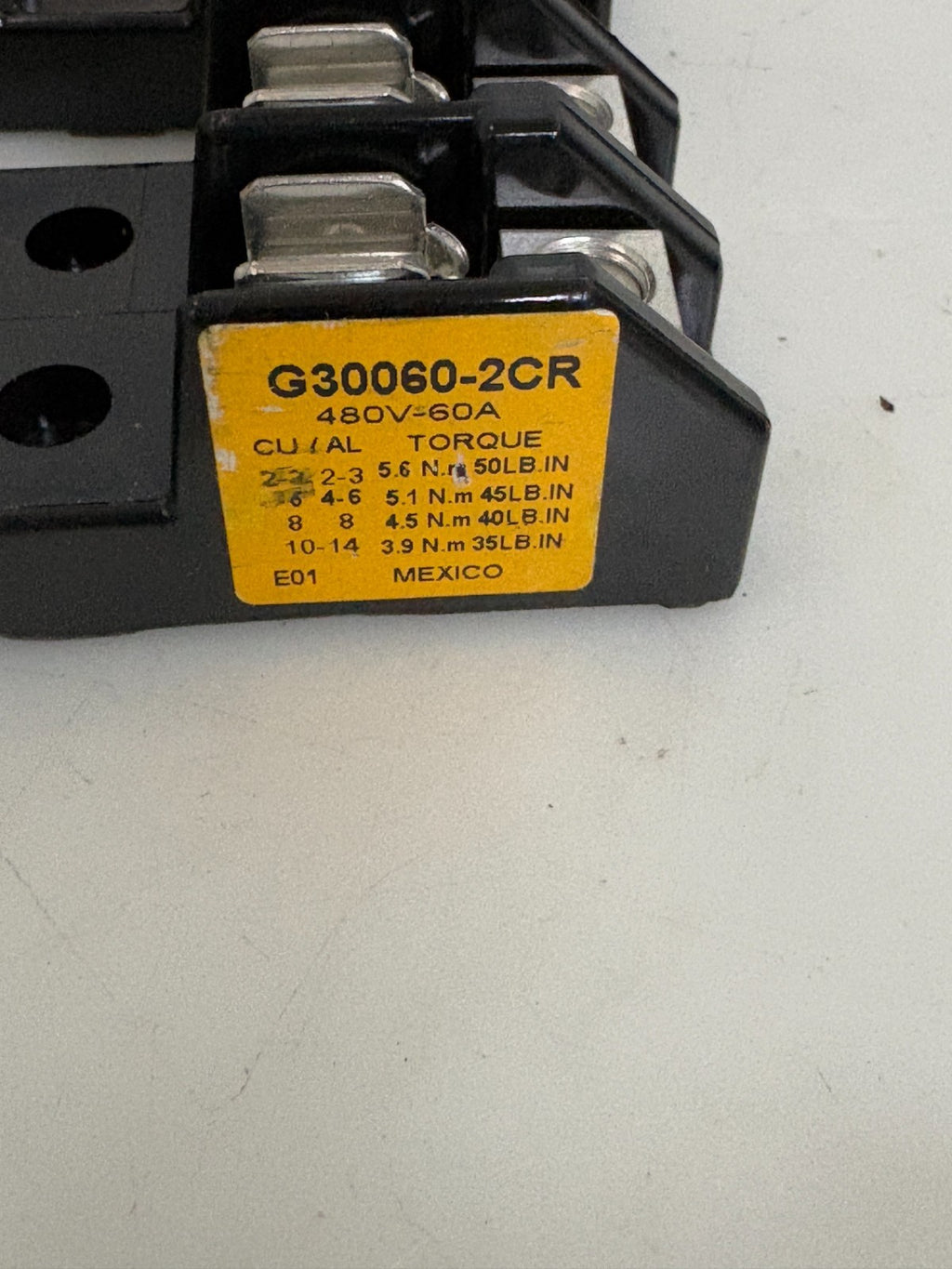 LOT OF 3 BUSS FUSE HOLDER G30060-2 CR