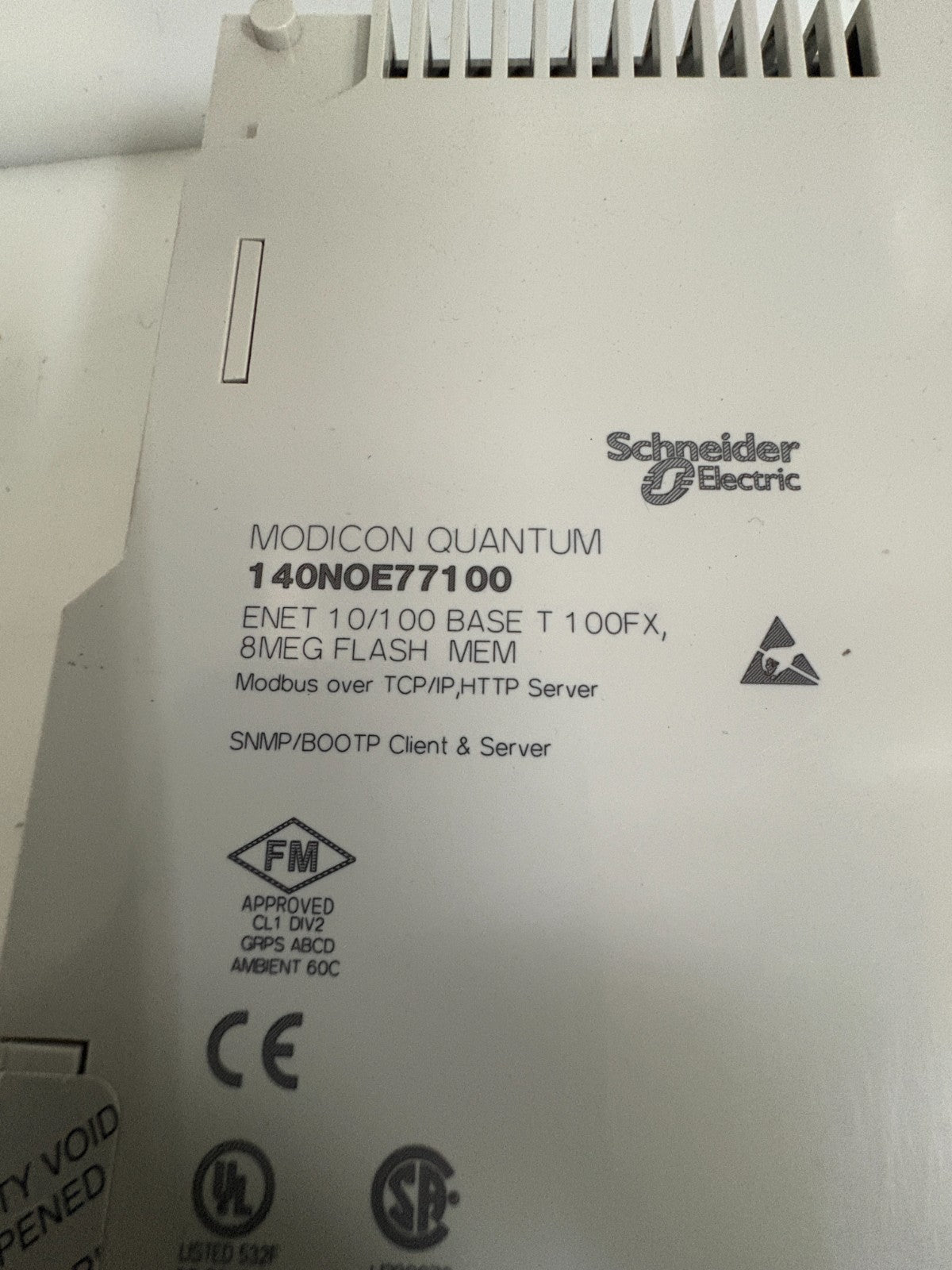 SCHNEIDER ELEC. MODICON QUANTUM 140NOE 771003