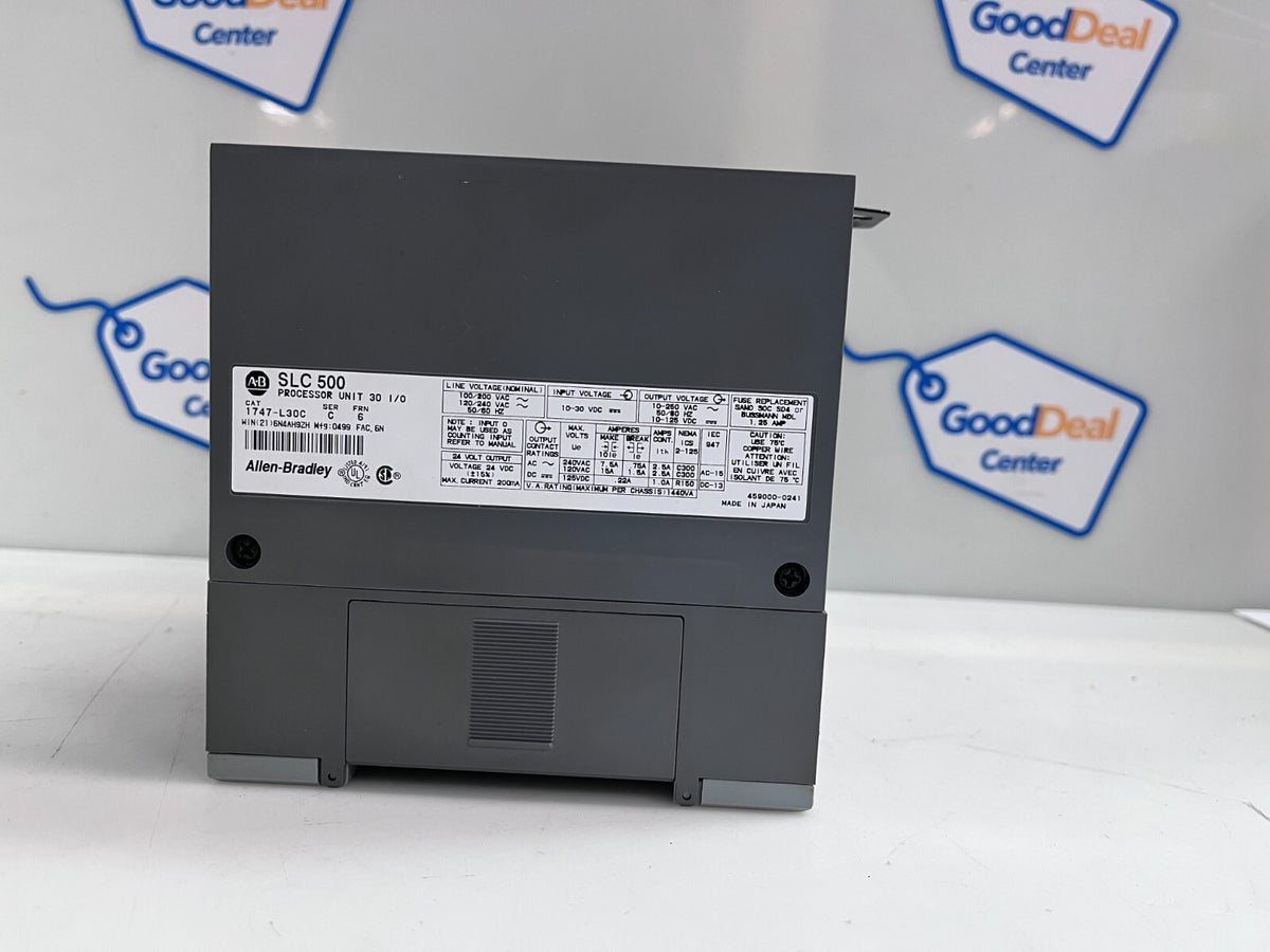 Allen Bradley 1747-L30C SLC 500 Processor Unit 30 I/O SER C1