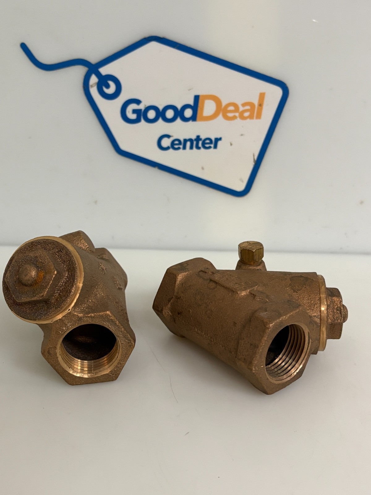 LOT OF 2 JENKINS 3/4 BRASS CHECK VALVE 150 WSP0