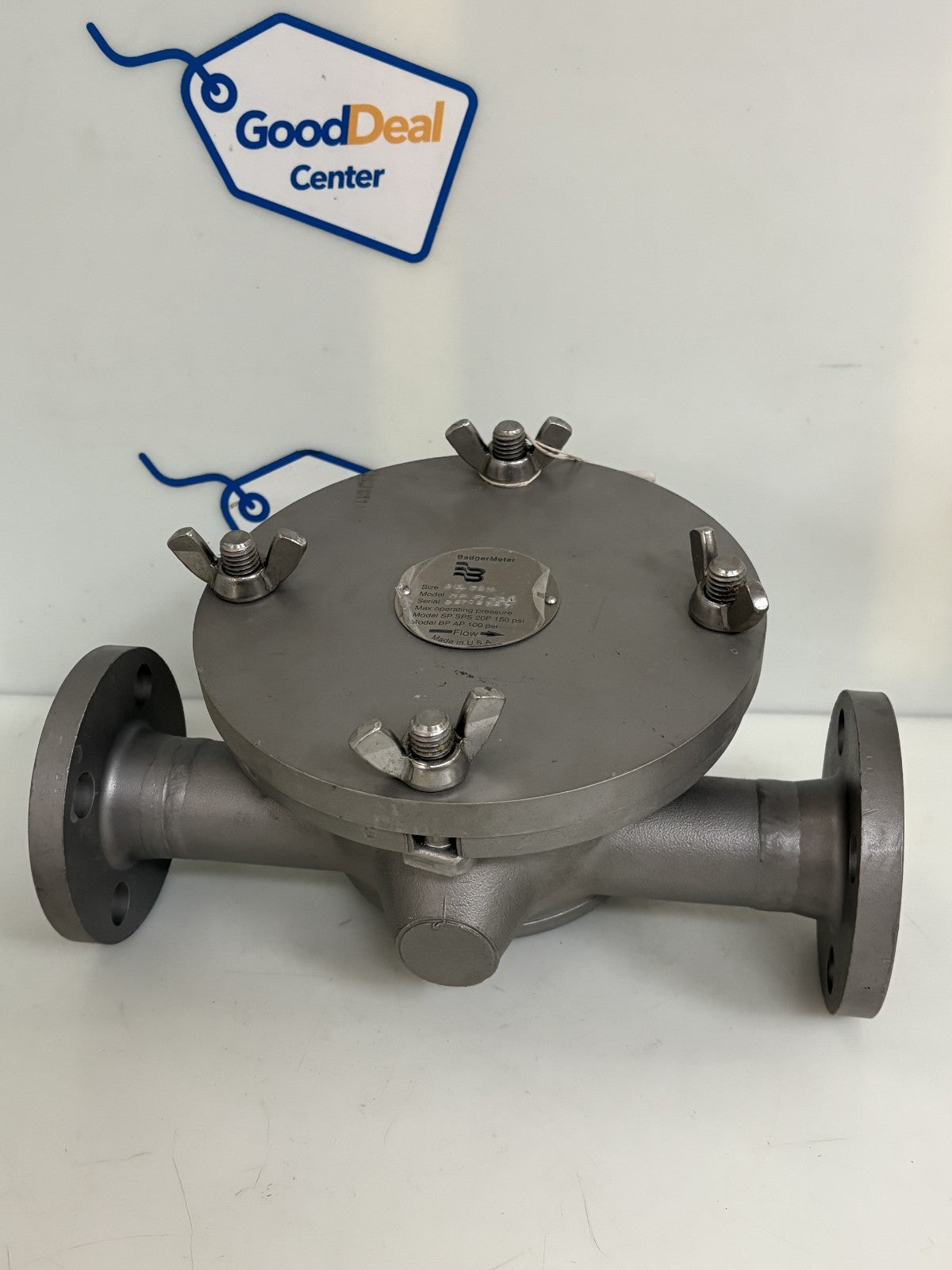 BADGER METER OSCILLATING WATER FLOW METER/TRANSMITTER SIZE 1UL TEM MODEL SP FT-1