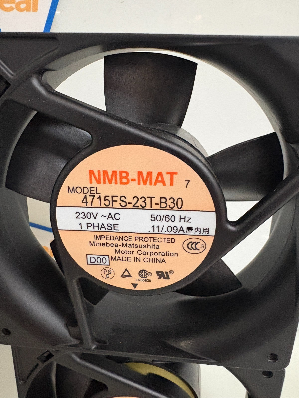 LOT OF 3 NMB-MAT AXIAL FAN 4715FS-23T-B301
