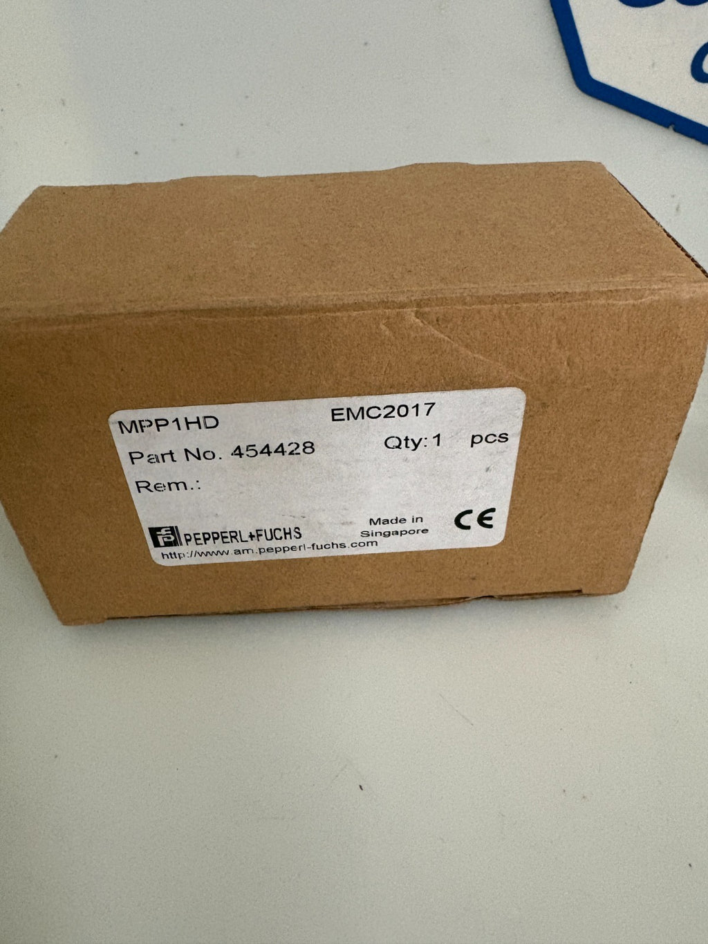 PEPPERL & FUCHS RETROREFLECTIVE SENSOR MPP1HD 454428