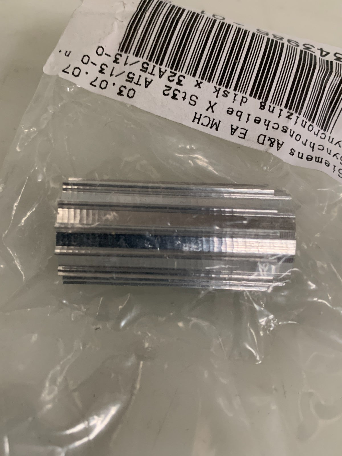 LOT OF 3 SIEMENS A & D EA MCH SYNCHRONIZING DISK #00343985-01