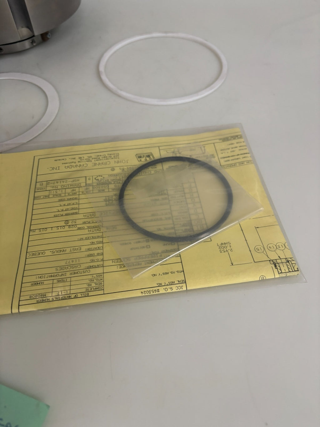 JOHN CRANE MECHANICAL SEAL TYPE 88SRS 1-RBA80808
