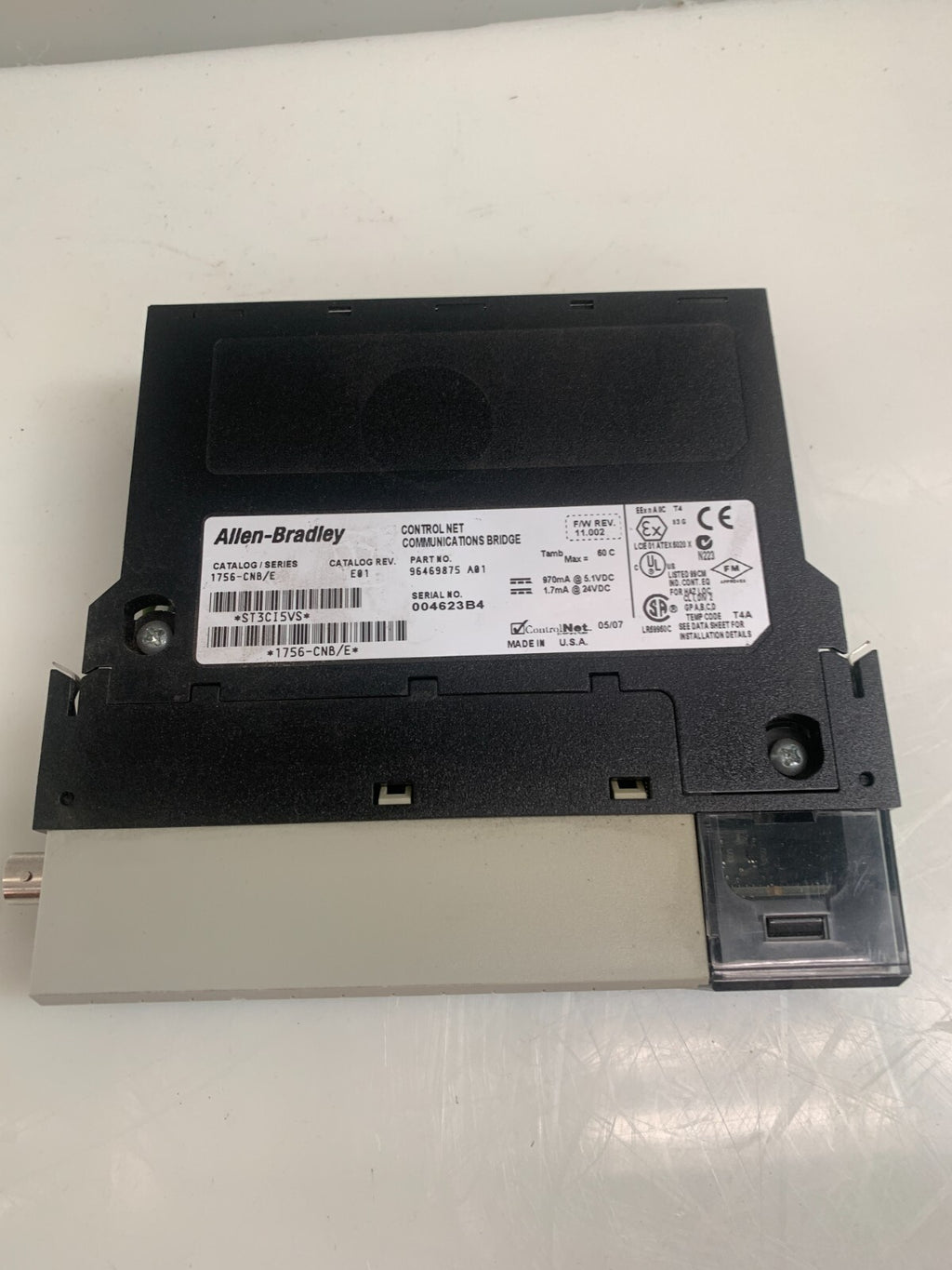 ALLEN BRADLEY / ControlNet   1756-CNB/E  PLC Module  E012