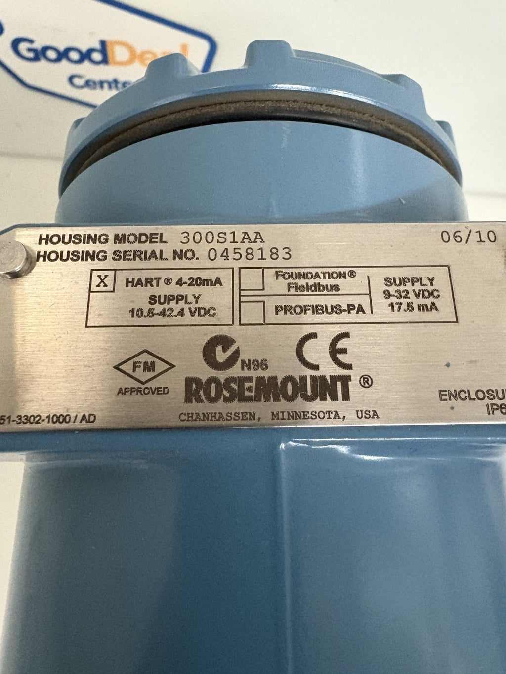 ROSEMOUNT TRANSMITTER 300S1AA W/MODULE 3051S1CD2A2E11A1AC12