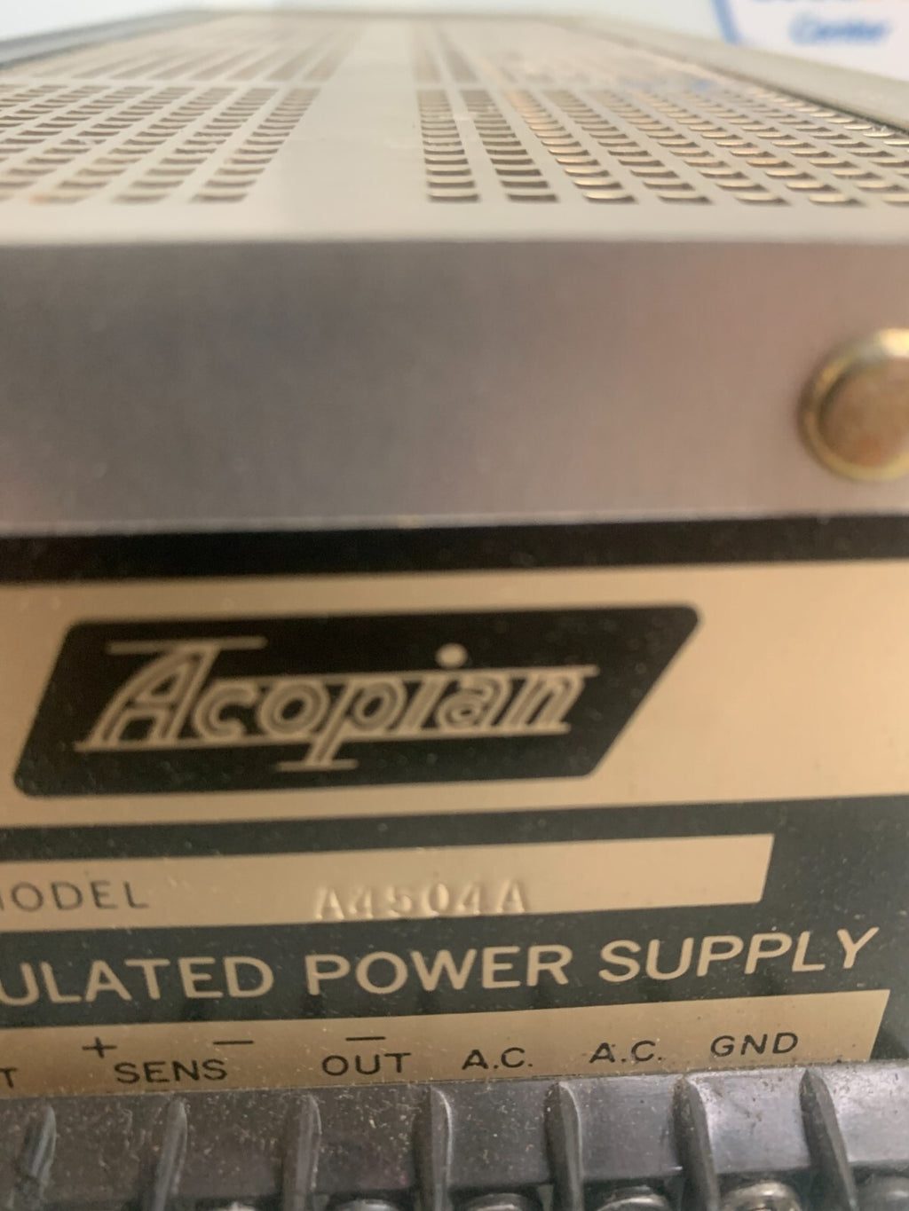 ACOPIAN A4504A Regulated Power Supply