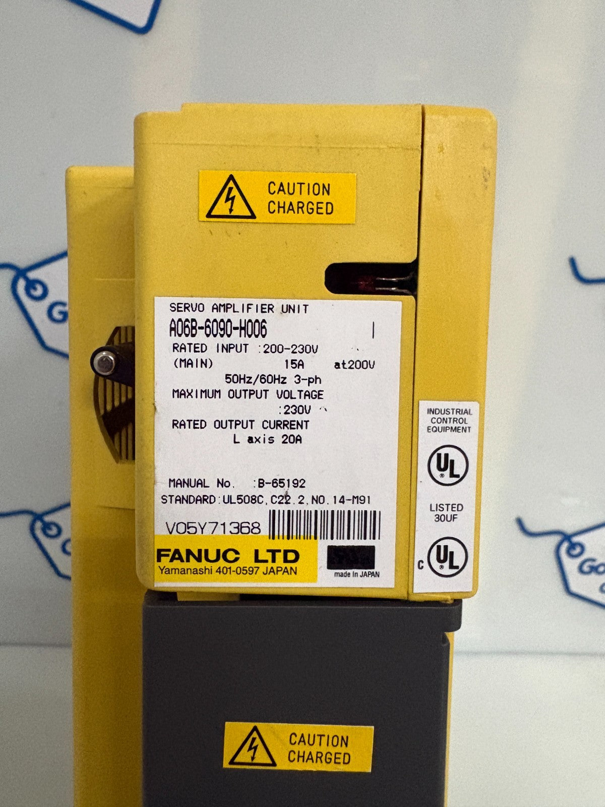 GE FANUC SERVO AMPLIFIER UNIT A06B-6090-H0061