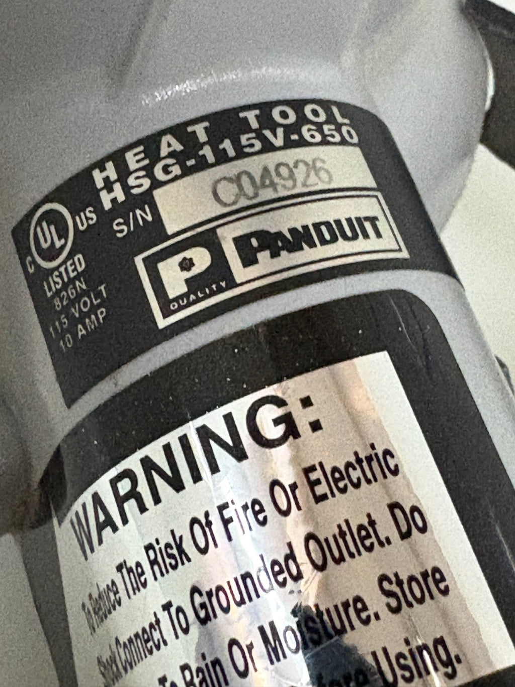 PANDUIT HEAT TOOL HSG-115V-650