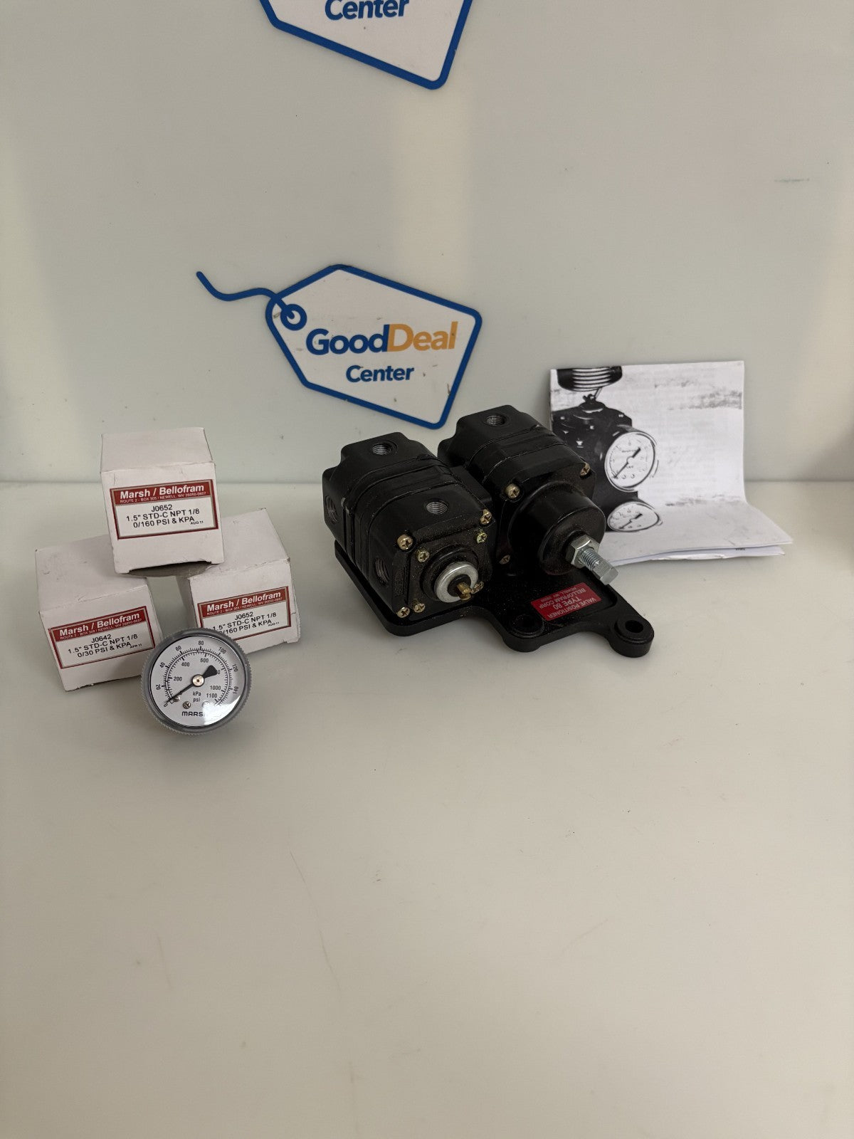 MARSH BELLOFRAM VALVE POSITIONER TYPE 80 NEW W/MANUAL
