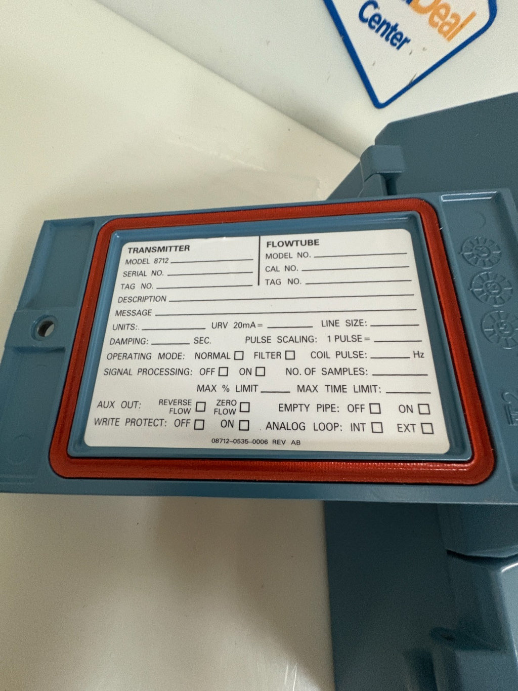 ROSEMOUNT SMART FAMILY 8712 TRANSMITTER  8712 HR12N0B6M4