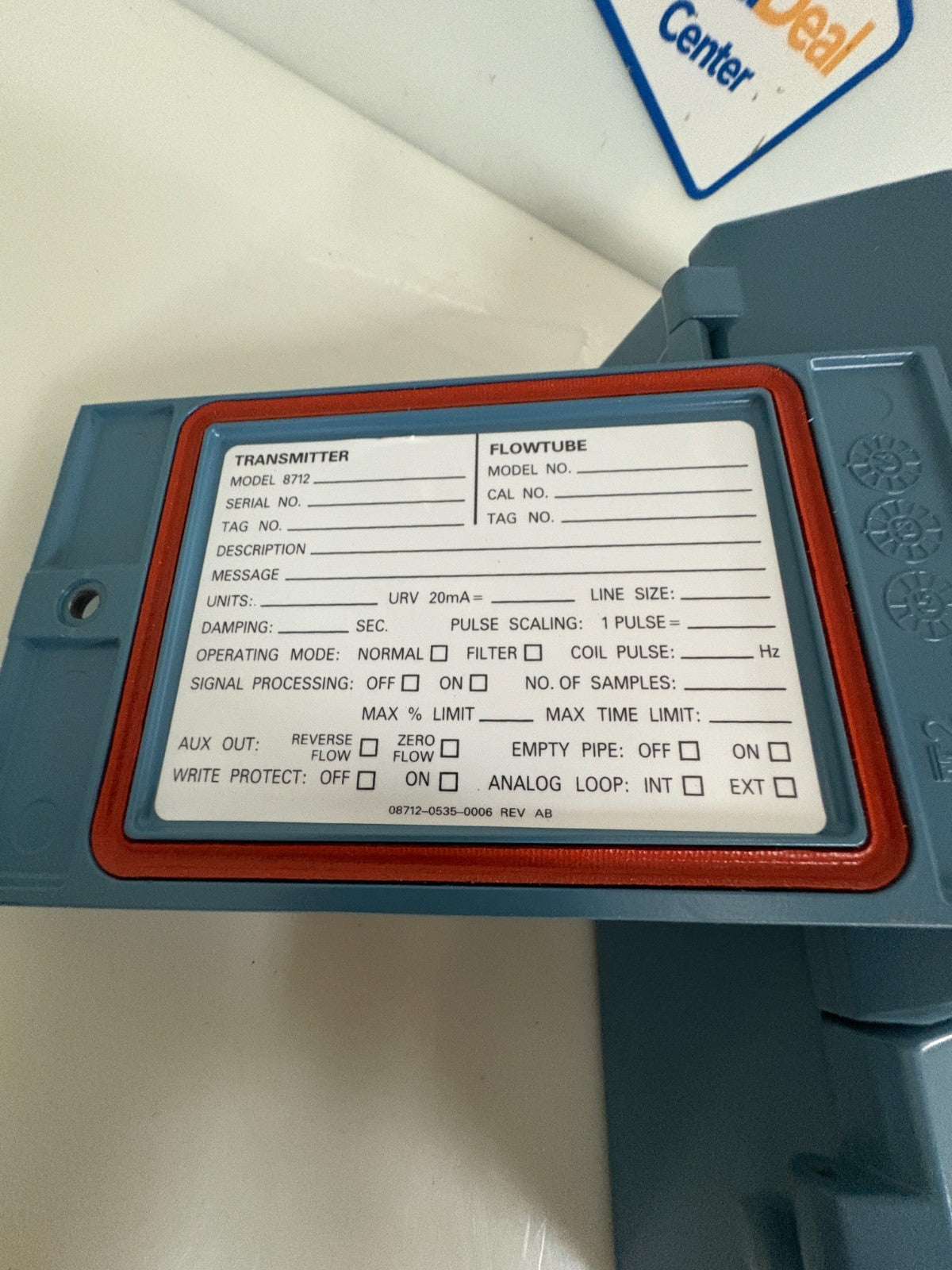 ROSEMOUNT SMART FAMILY 8712 TRANSMITTER  8712 HR12N0B6M4