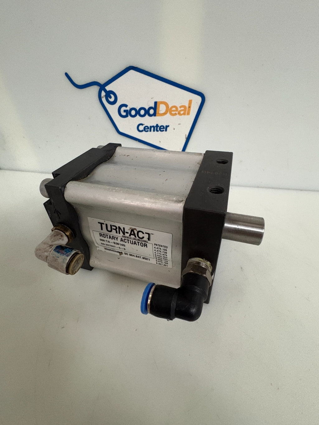 TURN-ACT PNEUMATIC ROTARY ACTUATOR MN: TA-B3814G