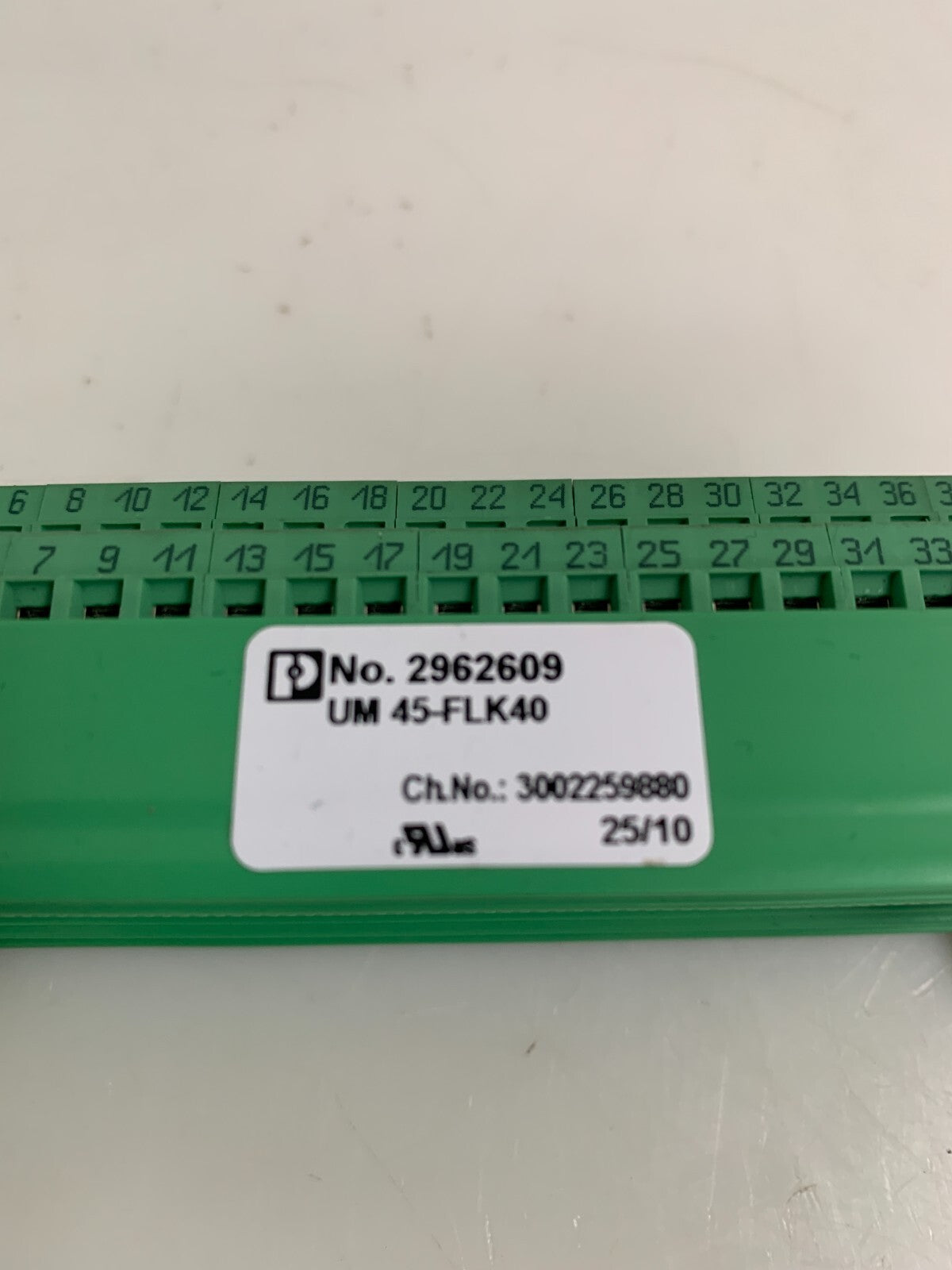 PHOENIX CONTACT INTERFACE MODULE UM 45-FLK40 296Z609