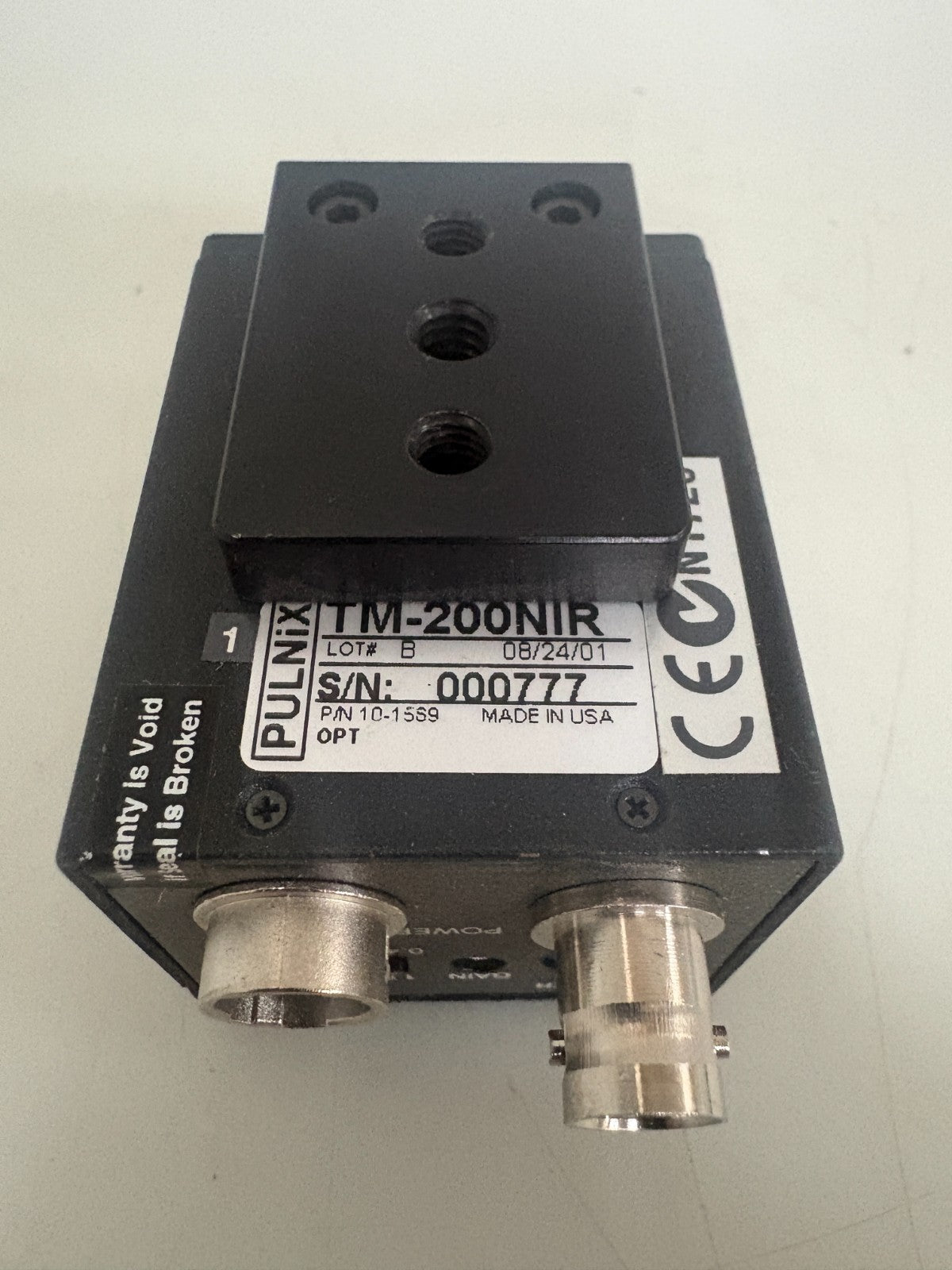 PULNIX INDUSTRIAL CCD CAMERA TM-200NIR 2
