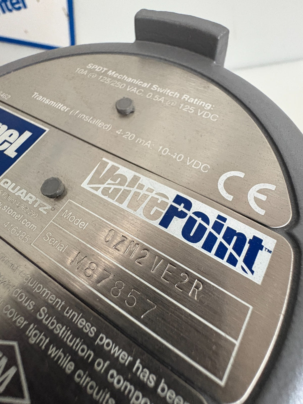 STONEL VALVE POINT VALVE POSITION SWITCH QZM2VE2R2