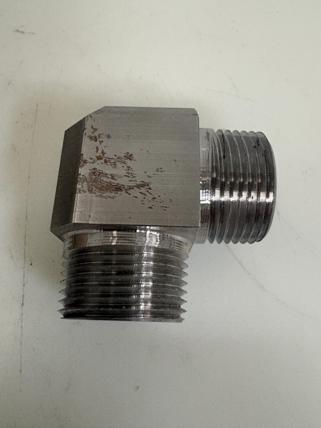 LOT OF 11 MALE TO MALE 3/4 NPT 304 S STEEL 90 DEGREE ELBOW FITTING2