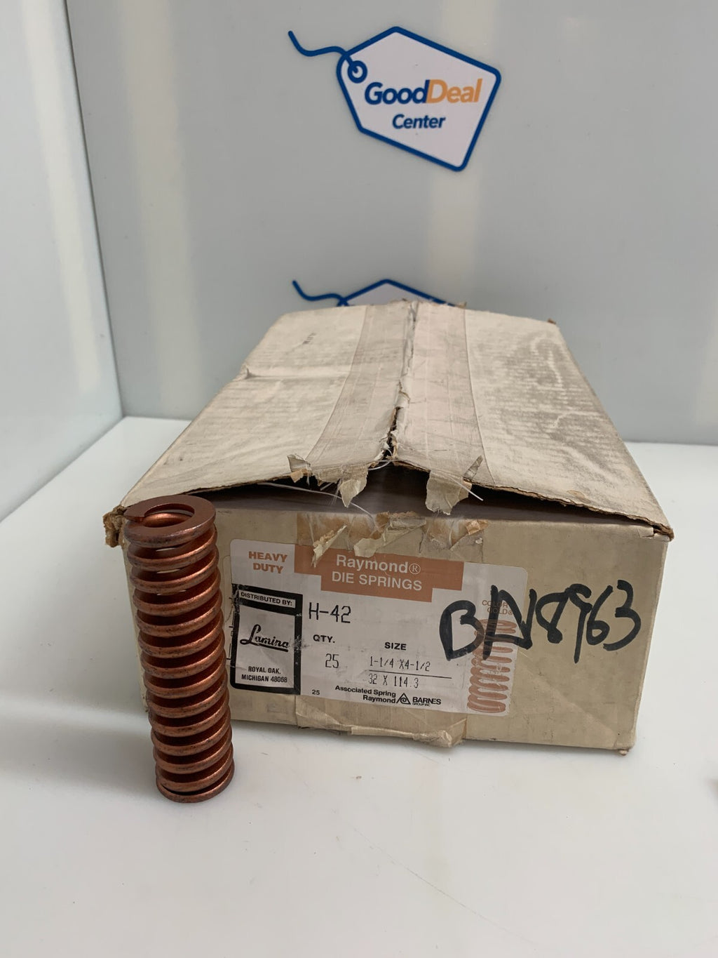 Lot of 25 Raymond Heavy Duty Die Spring 1 1/4" x 4 1/2"