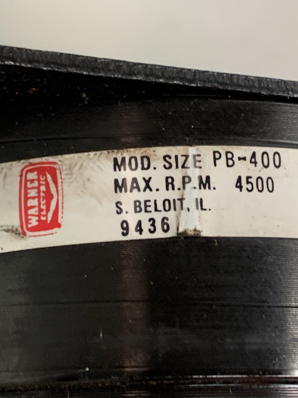 WARNER ELECTRIC MAGNETIC BRAKE 5115-631-004 PB-400
