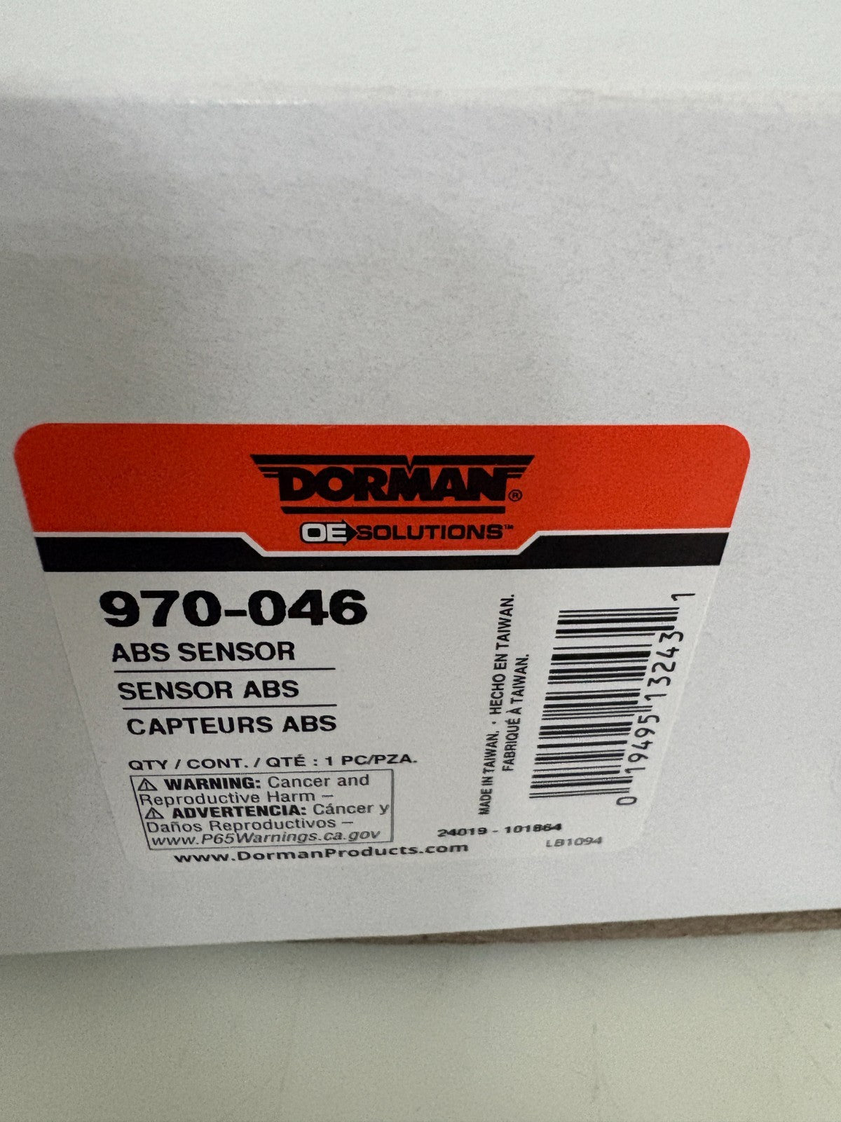 DORMAN ABS SENSOR 970-046 2