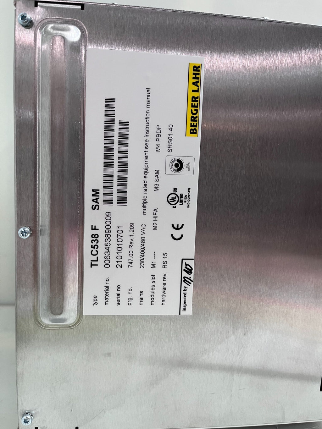 BERGER LAHR TLC538F SAM Twin Line Motion Control 0063453890009