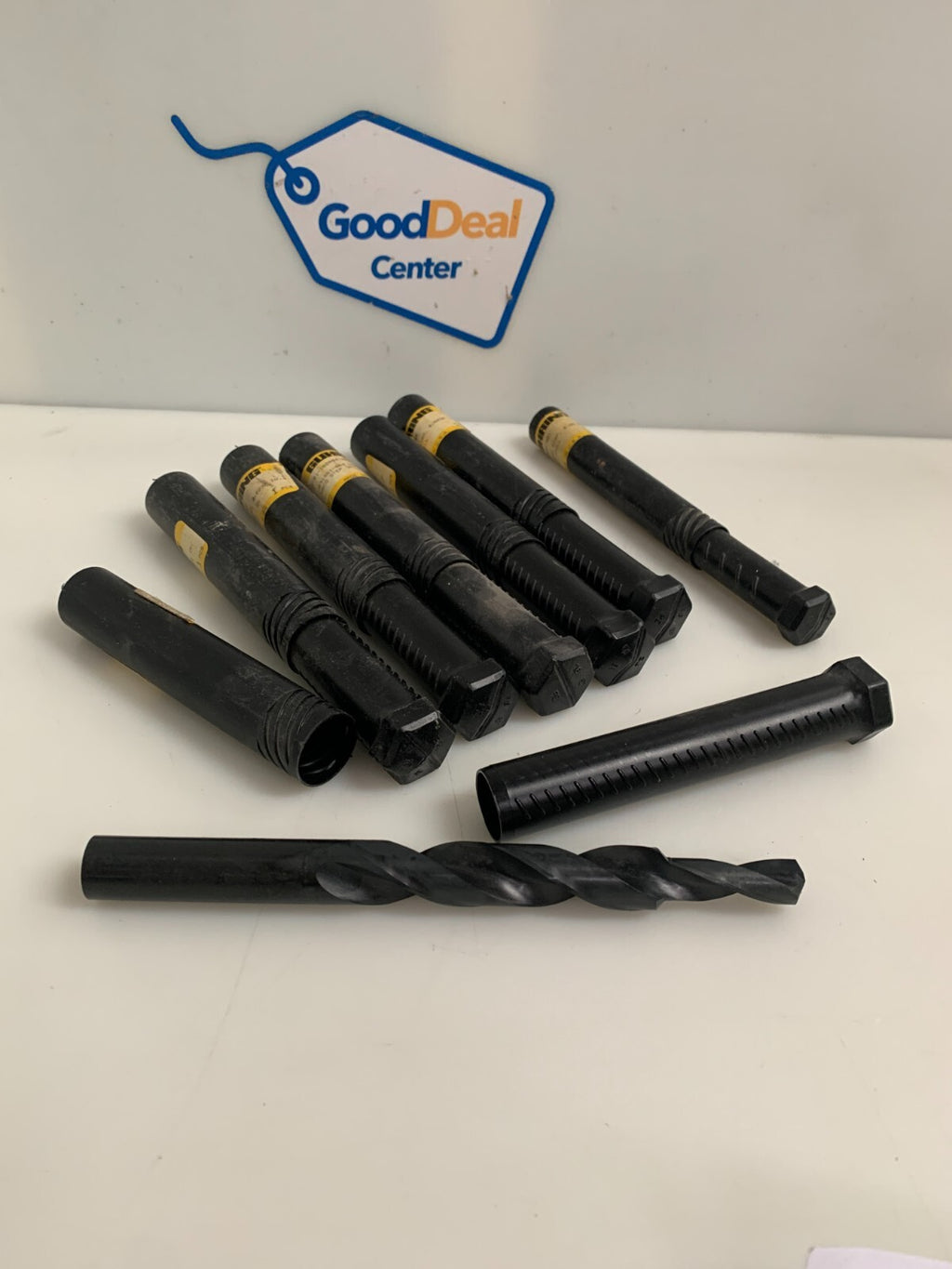LOT OF 7 GUHRING HSCO STEP DRILL 6XJ031461-000  0.6230IN. 1XJ031480-000 0.5610IN