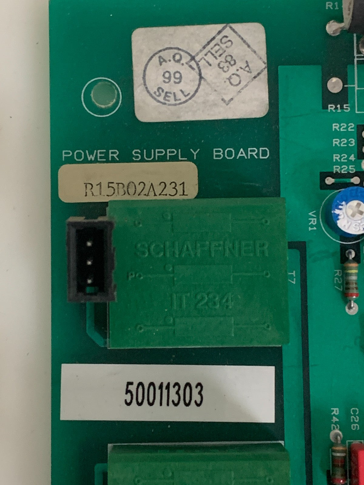 SIEMENS POWER SUPPLY BOARD R15B02A231