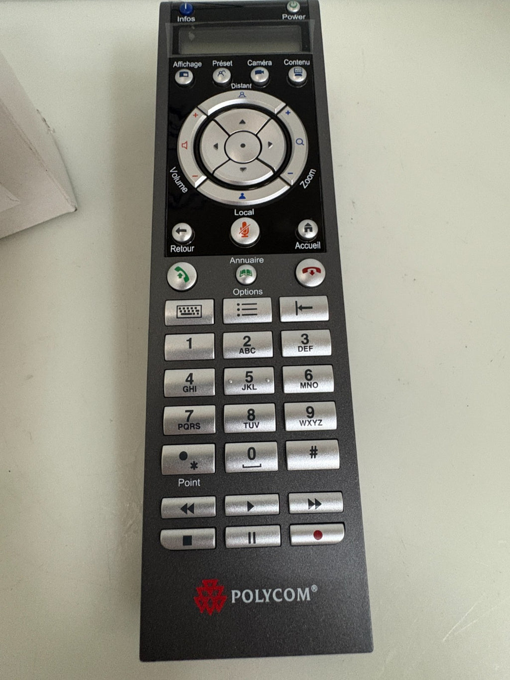 POLYCOM HDX REMOTE FRENCH #2201-52556-107