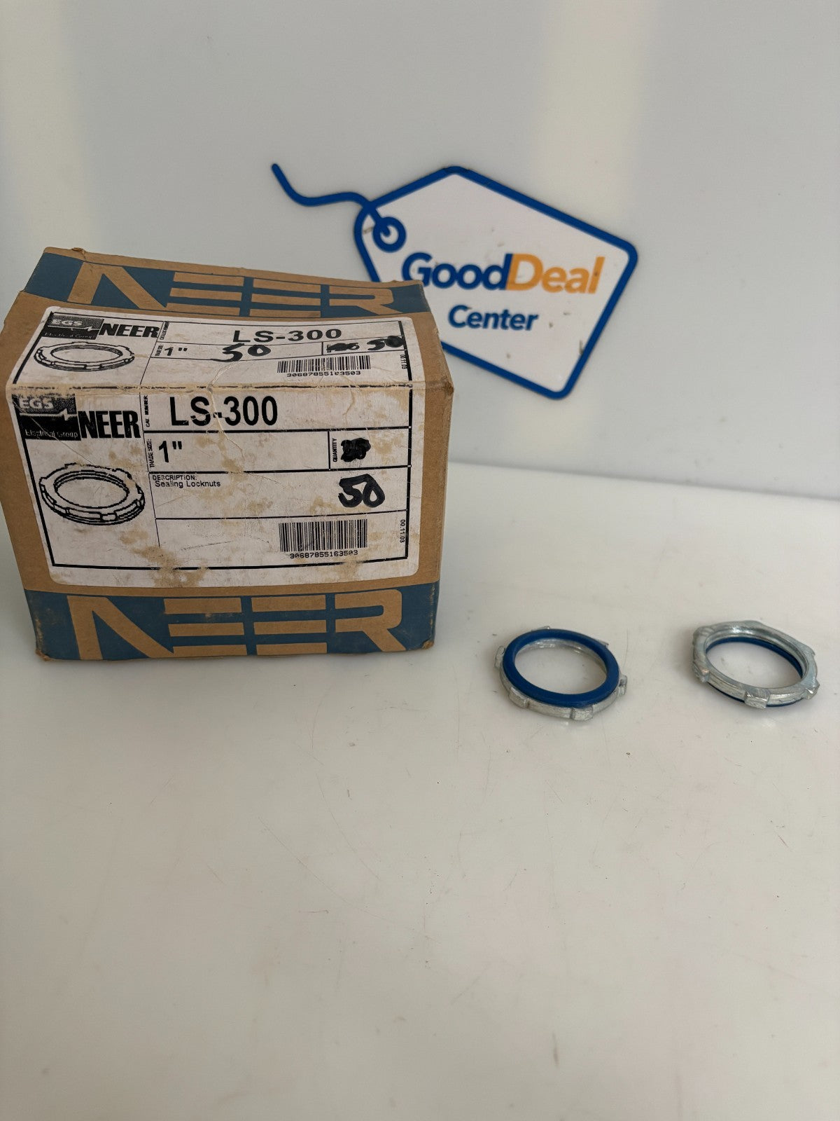 LOT OF 65 EGS NEER LS-300 1" SEALING LOCKNUT