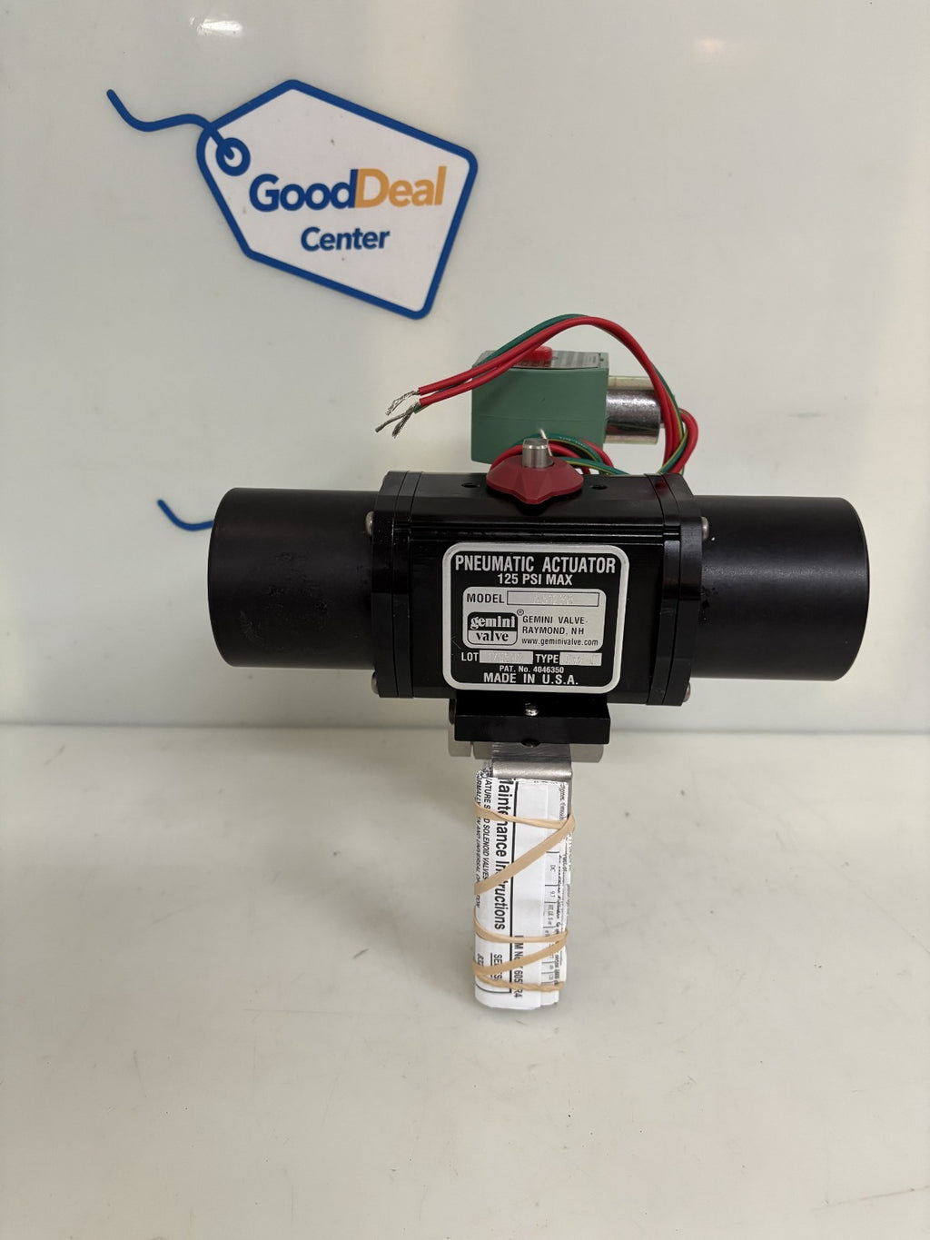 GEMINI VALVE PNEUMATIC ACTUATOR TYPE CW-C MODEL A512SR