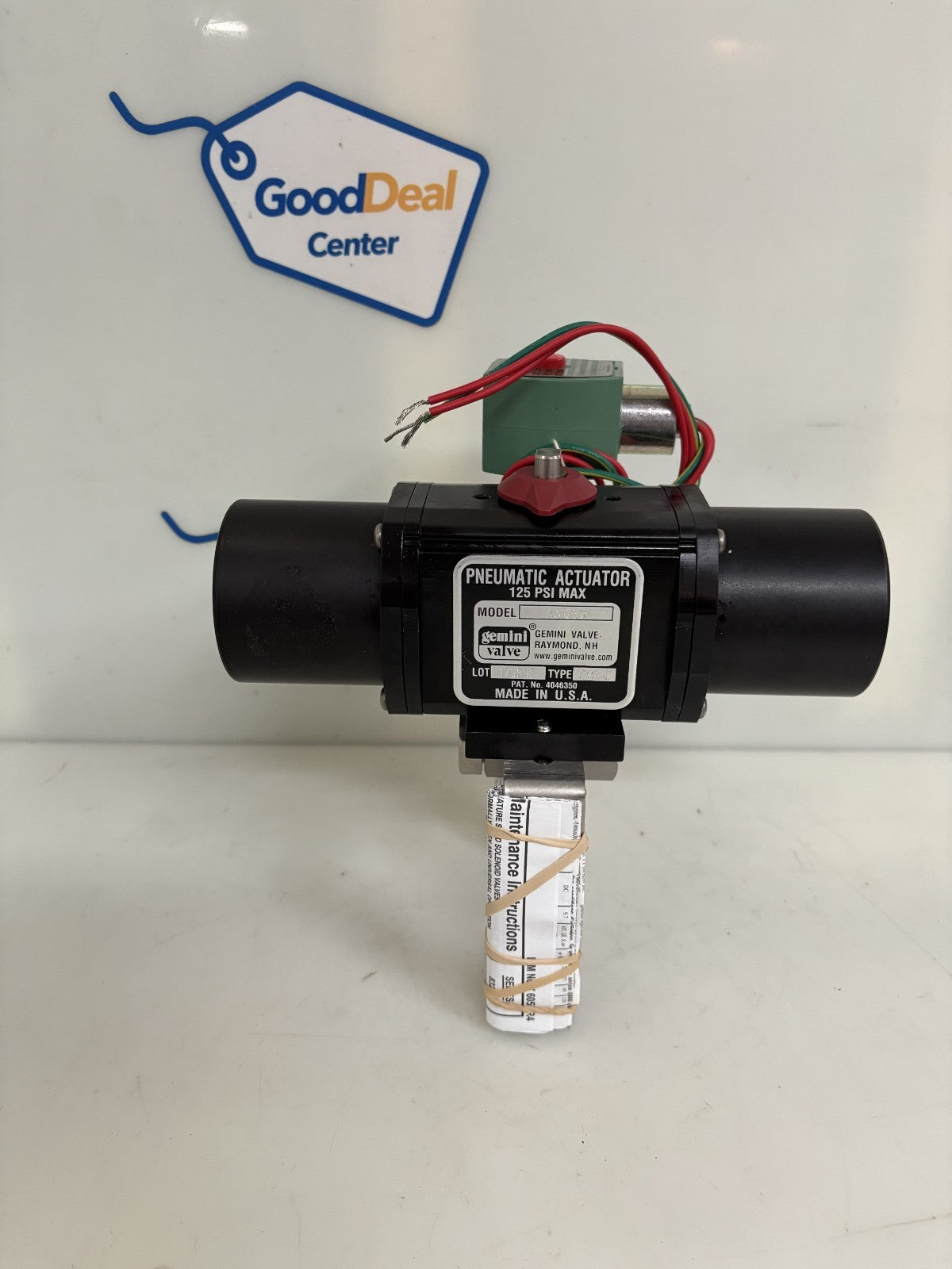 GEMINI VALVE PNEUMATIC ACTUATOR TYPE CW-C MODEL A512SR