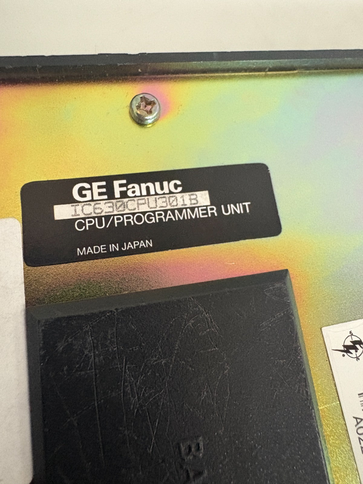 GE FANUC SERIES THREE CPU PROGRAMMABLE UNIT IC630CPU301B3