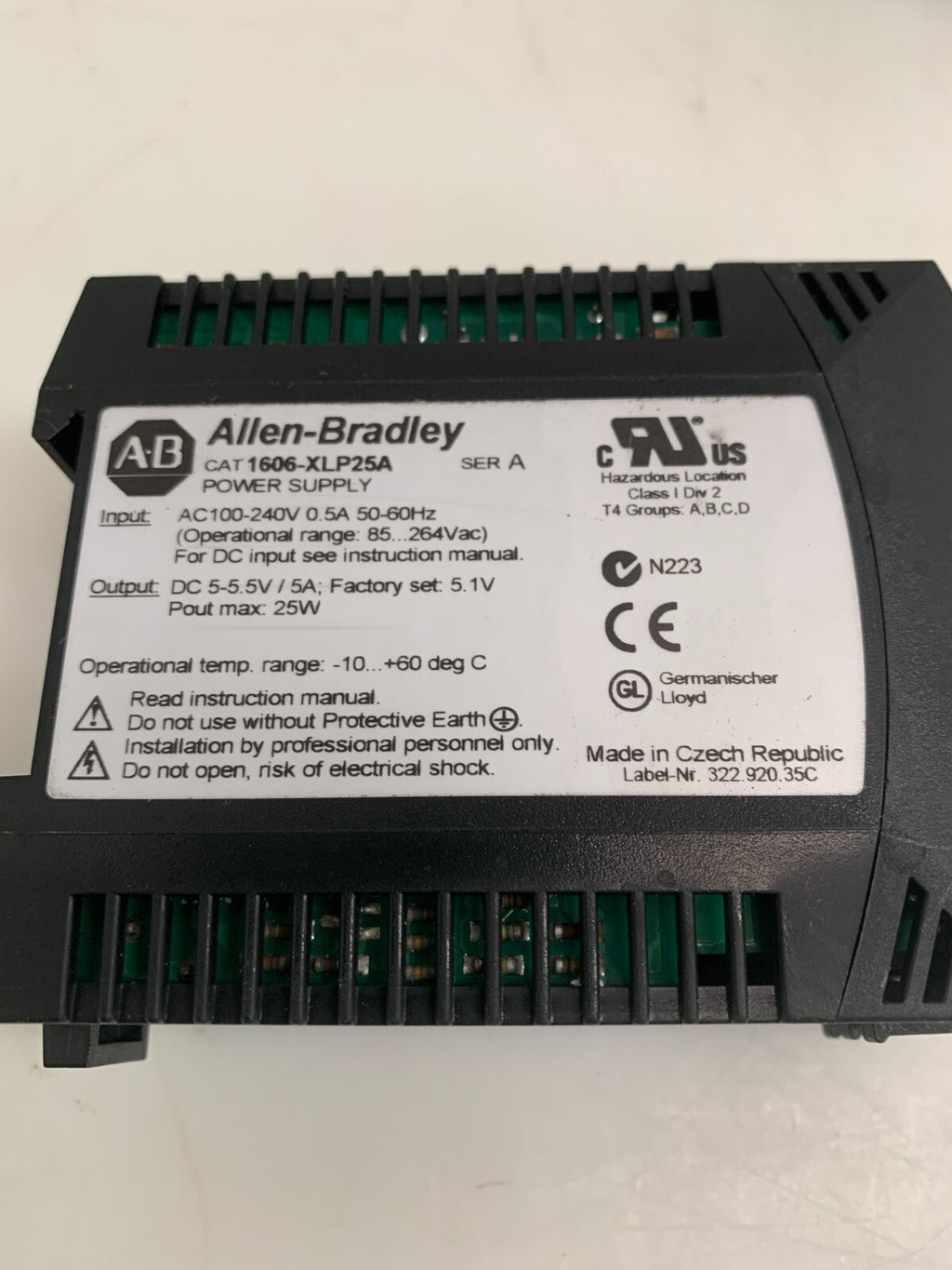 Lot of 2 ALLEN-BRADLEY 1606-XLP25A  Power Supply