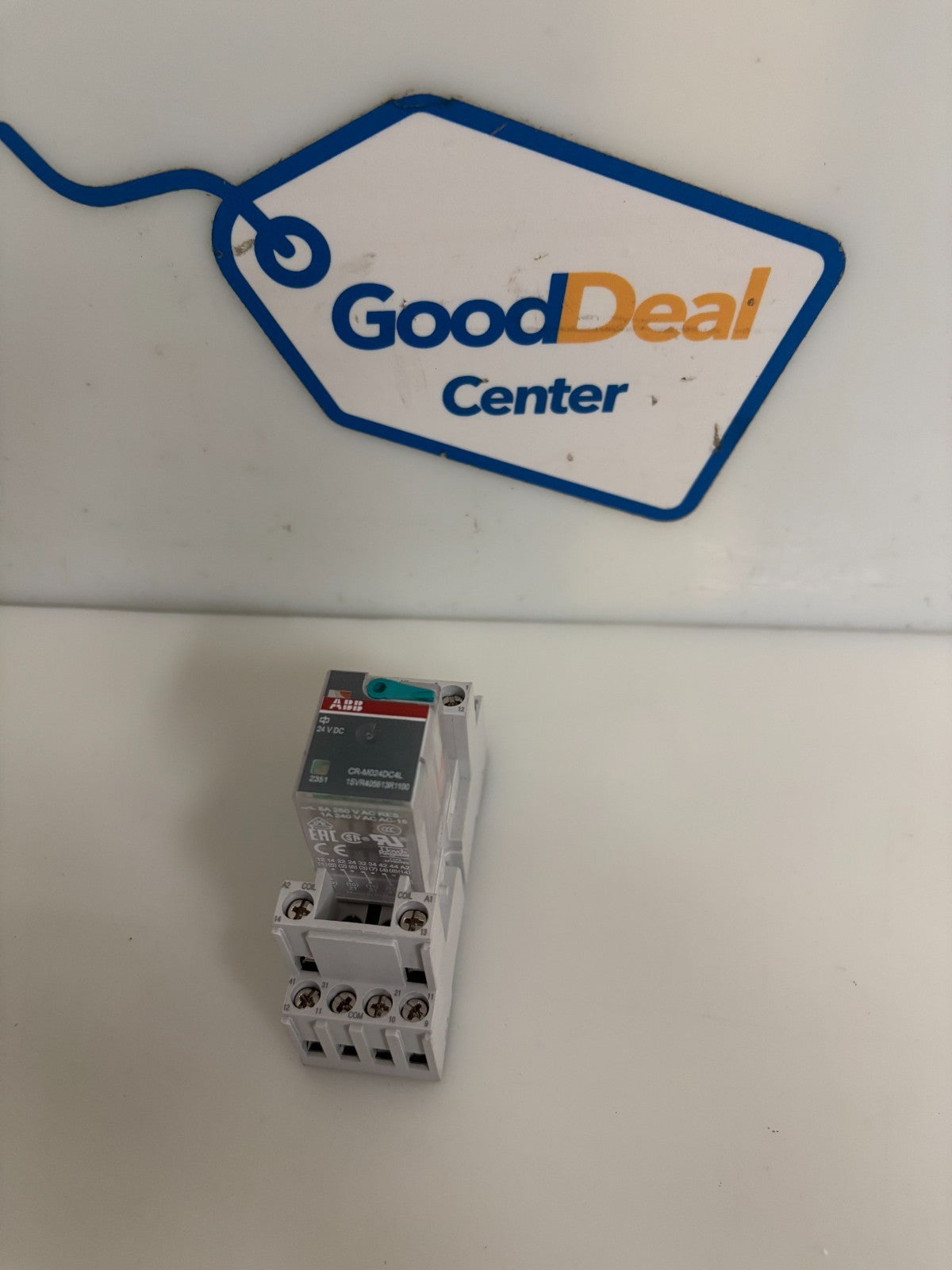 ABB RELAY MODULE CR-M024DC4L W/ABB CR-M4SS AND CR-P/M22 PROTECTIVE MODULE