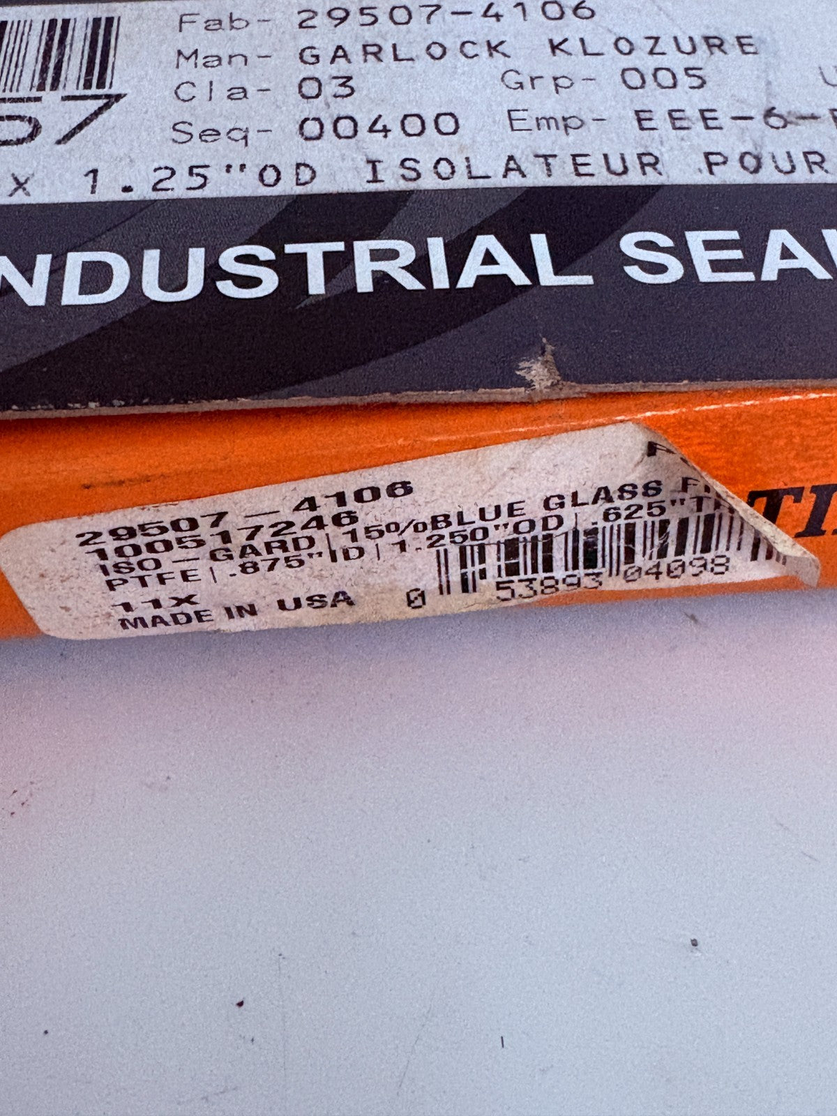TIMKEN GARLOCK KLOZURE #29507-4106