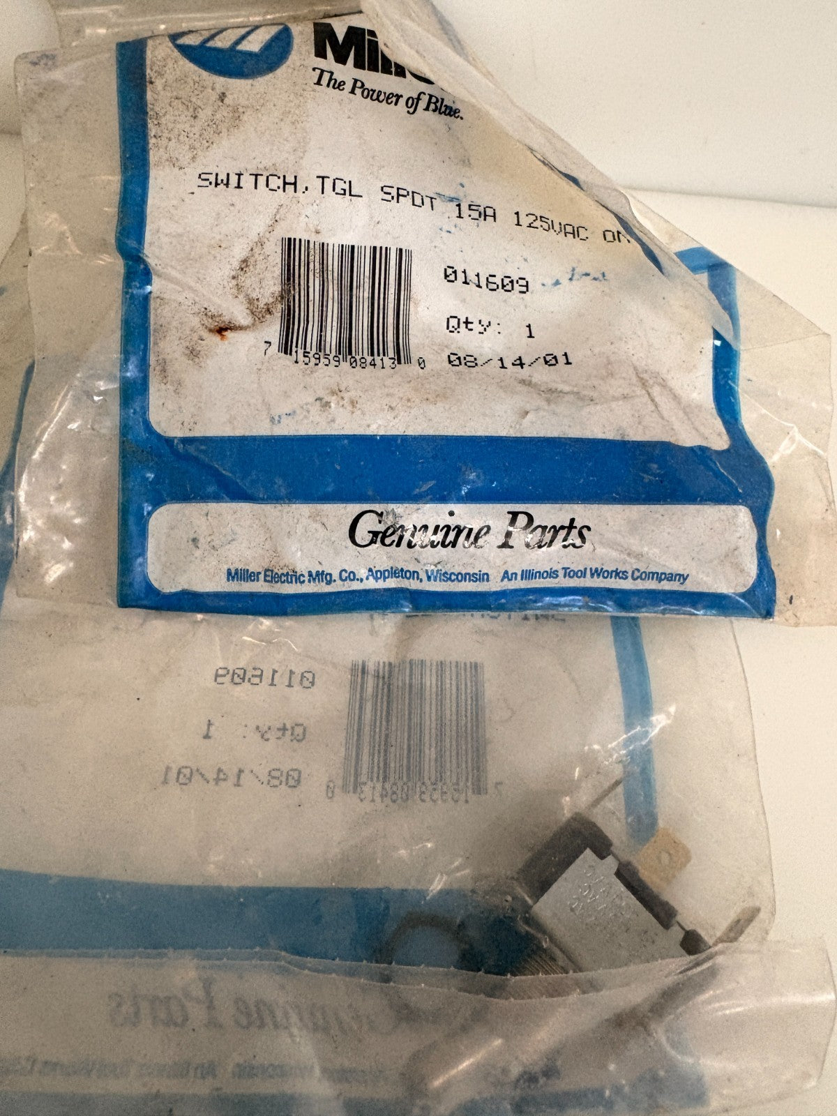 MILLER PARTS MIX LOT 2X083432 2X011609 1X019627