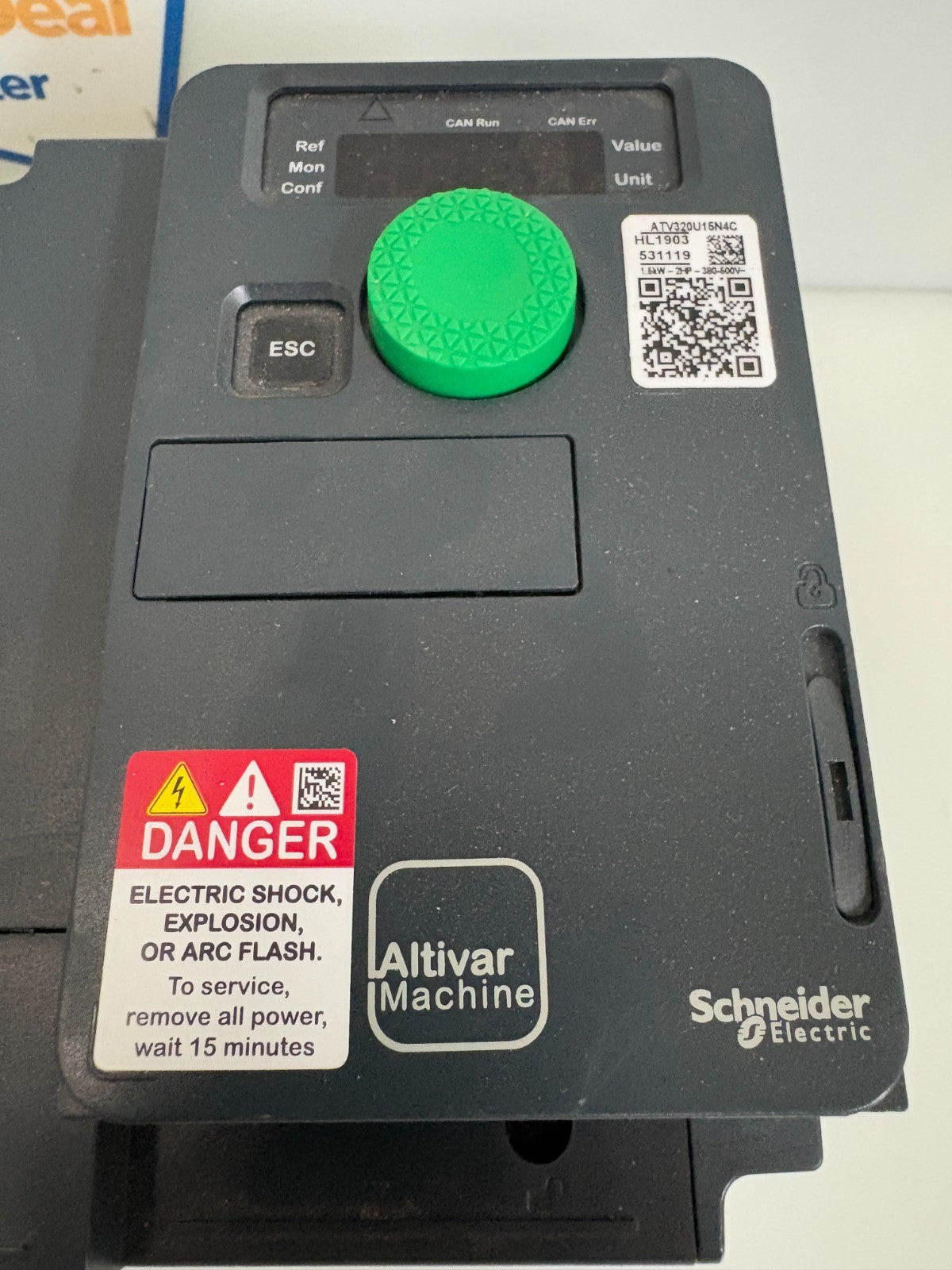 SCHNEIDER ALTIVAR 320 AC DRIVE HP ATV320U15N4C