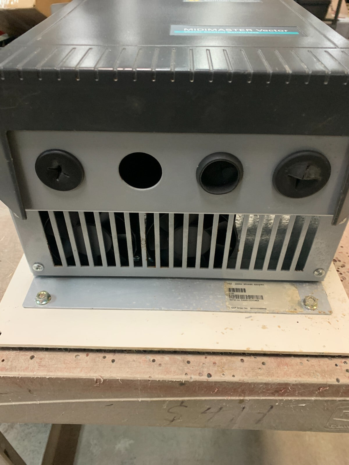 SIEMENS MIDIMASTER VECTOR 6SE3216-1FG40 CONTROL SENSORLESS