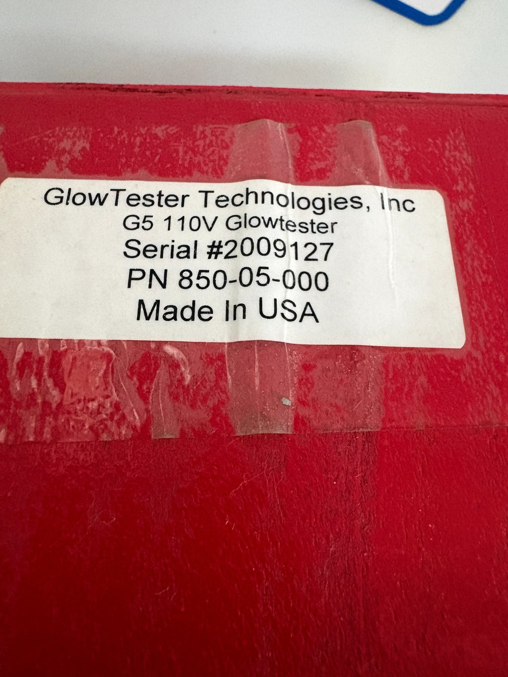 GLOWTESTER TECH. G5 GLOWTESTER 850-05-0002