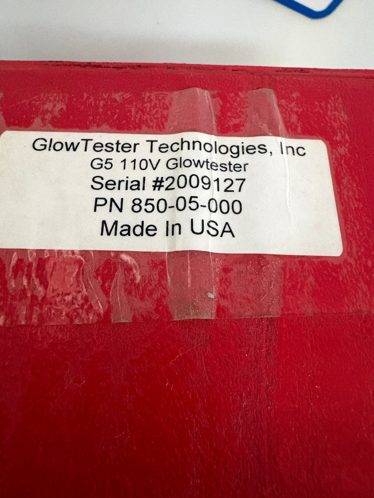 GLOWTESTER TECH. G5 GLOWTESTER 850-05-0002